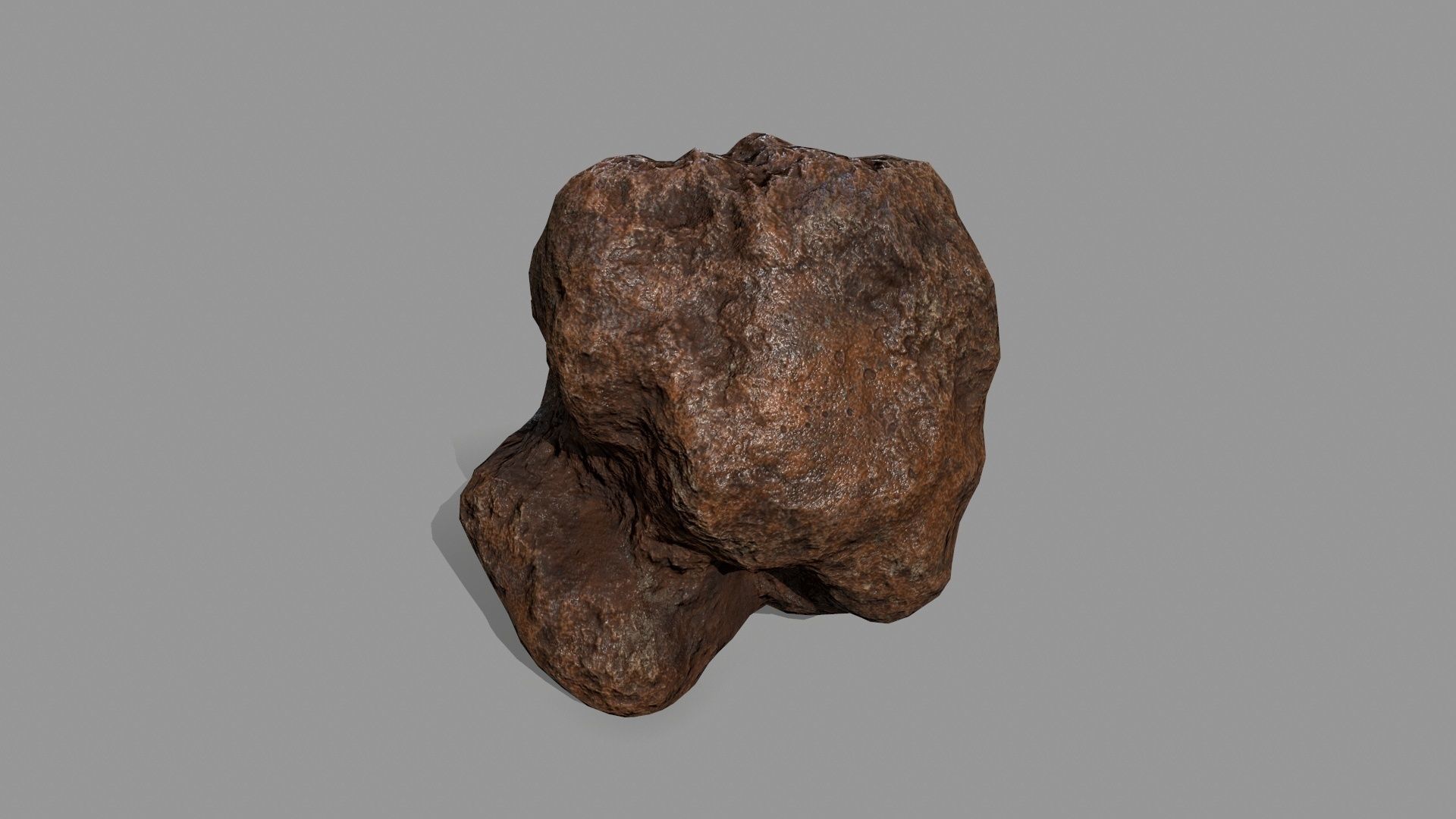 Rock Set Low-poly 3D model_2
