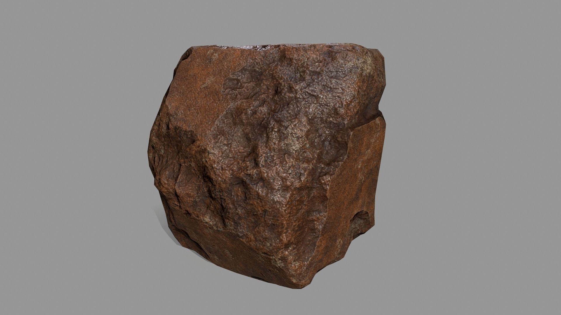Rock Set Low-poly 3D model_6