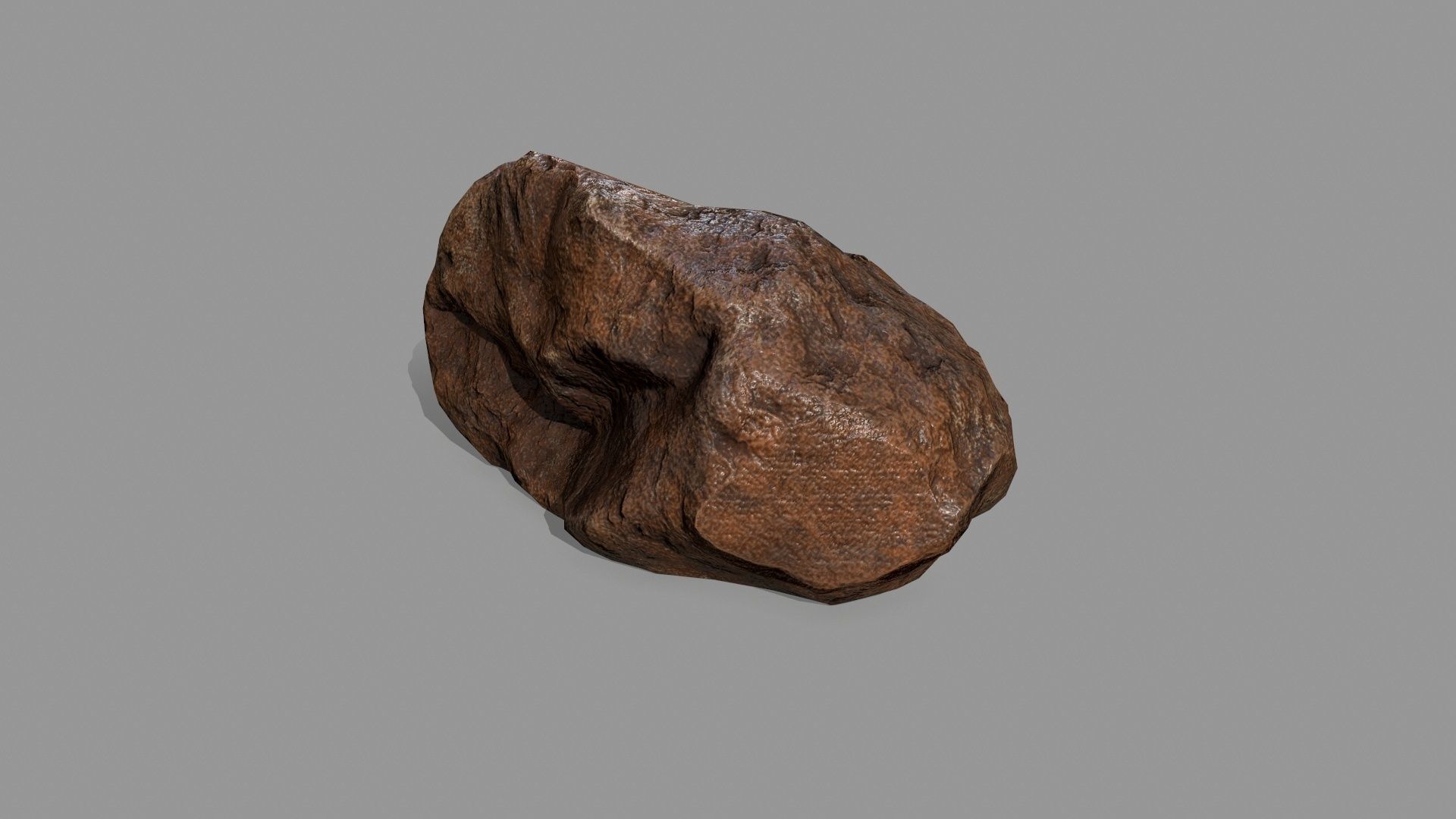 Rock Set Low-poly 3D model_10