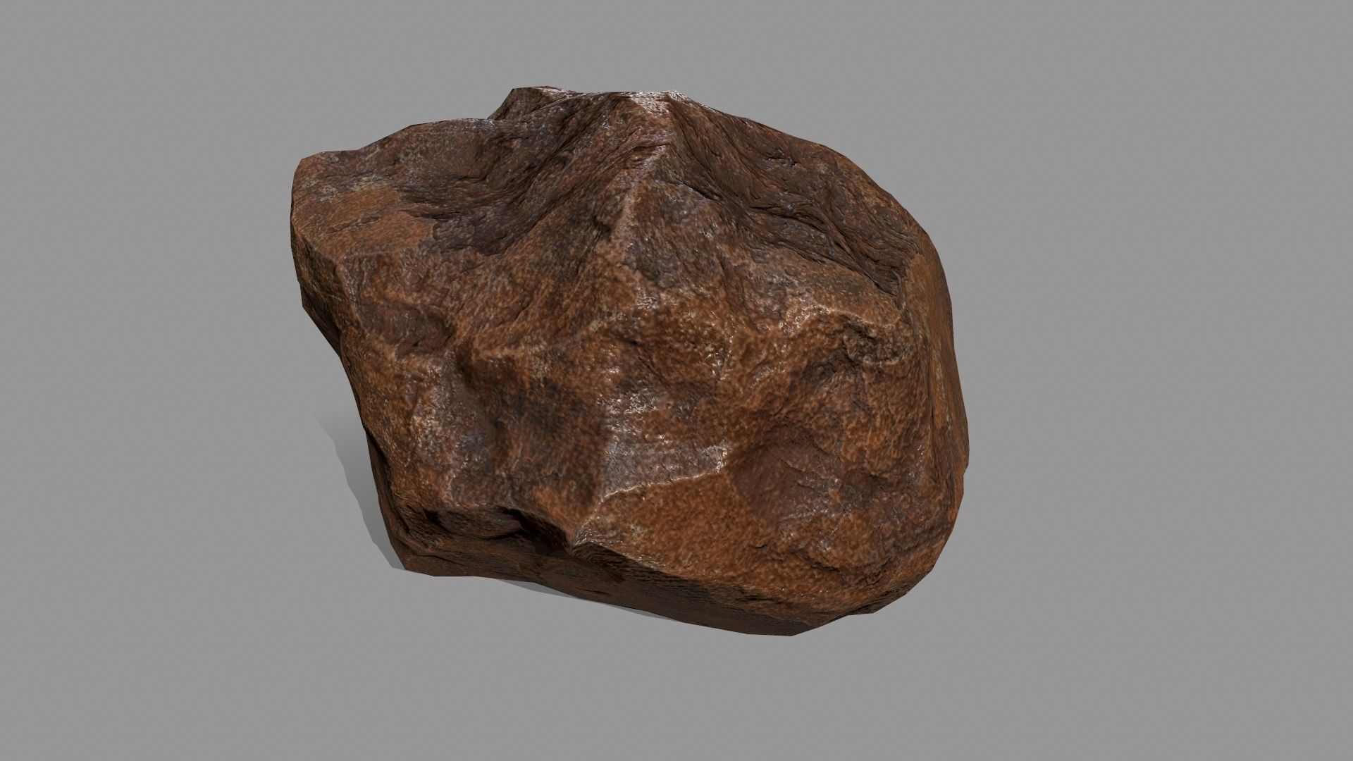 Rock Set Low-poly 3D model_8