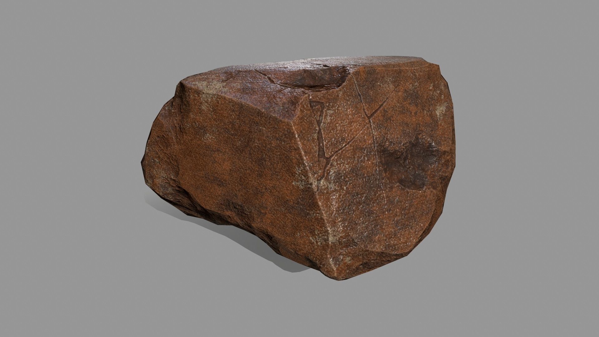 Rock Set Low-poly 3D model_5
