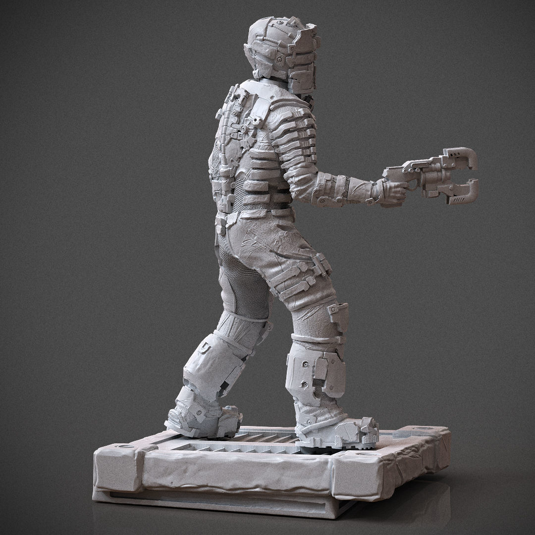 Dead Space Isaac Clarke  3D print model_3