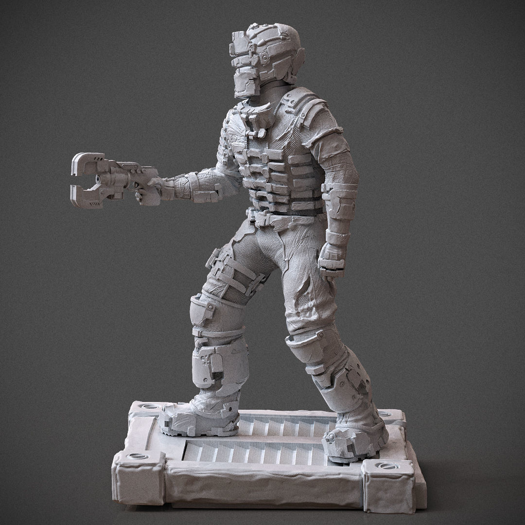 Dead Space Isaac Clarke  3D print model_2