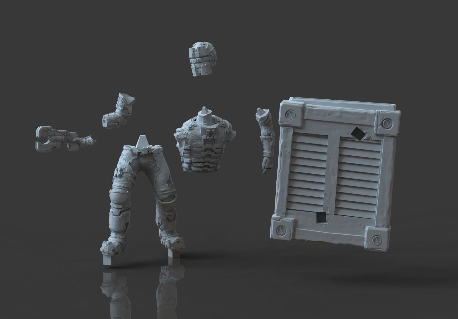 Dead Space Isaac Clarke  3D print model_5