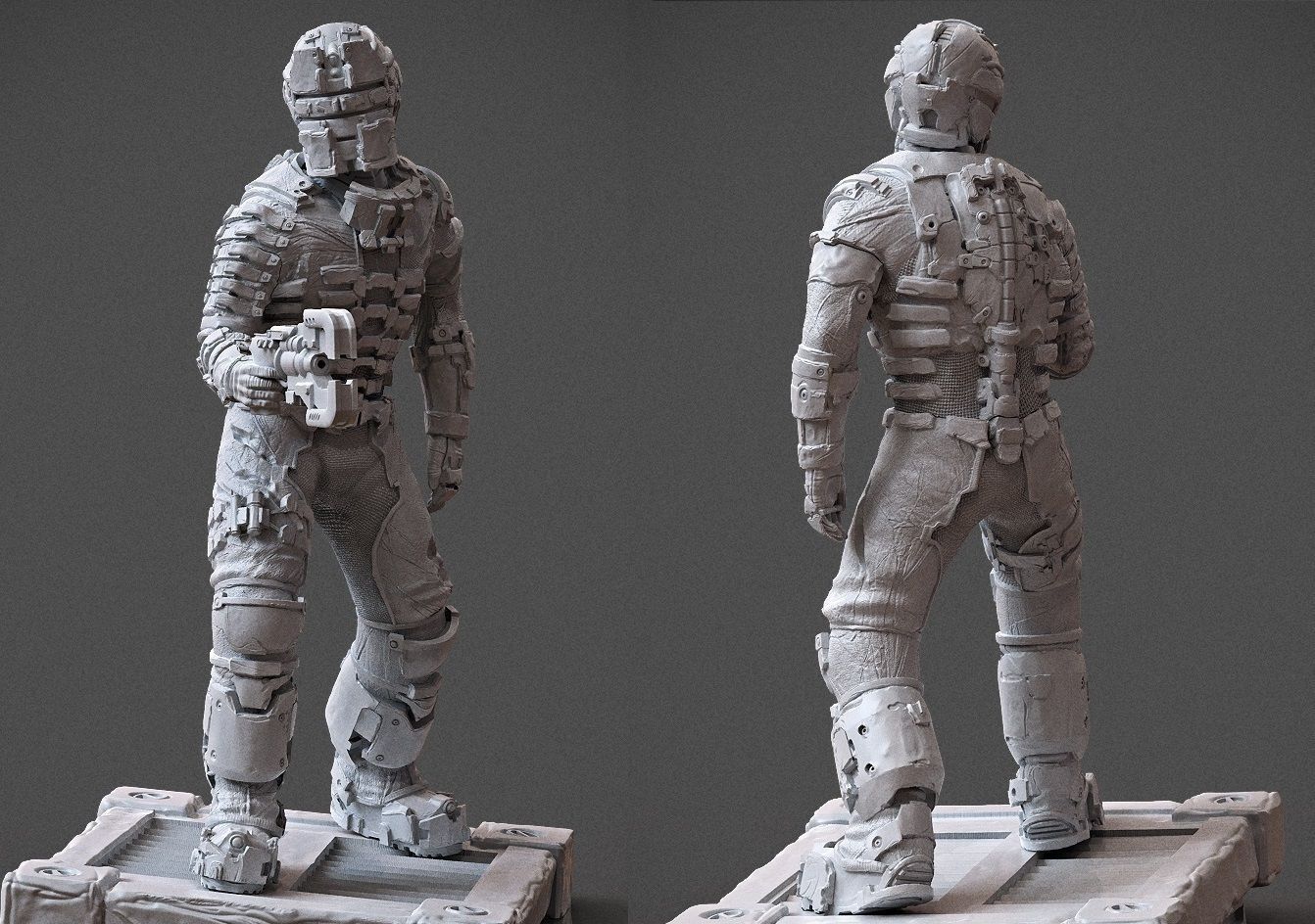 Dead Space Isaac Clarke  3D print model_0