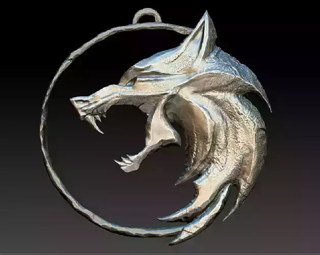 Witcher amulet - WOLF