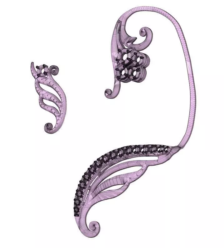 cuff in the ear 3D print model_0