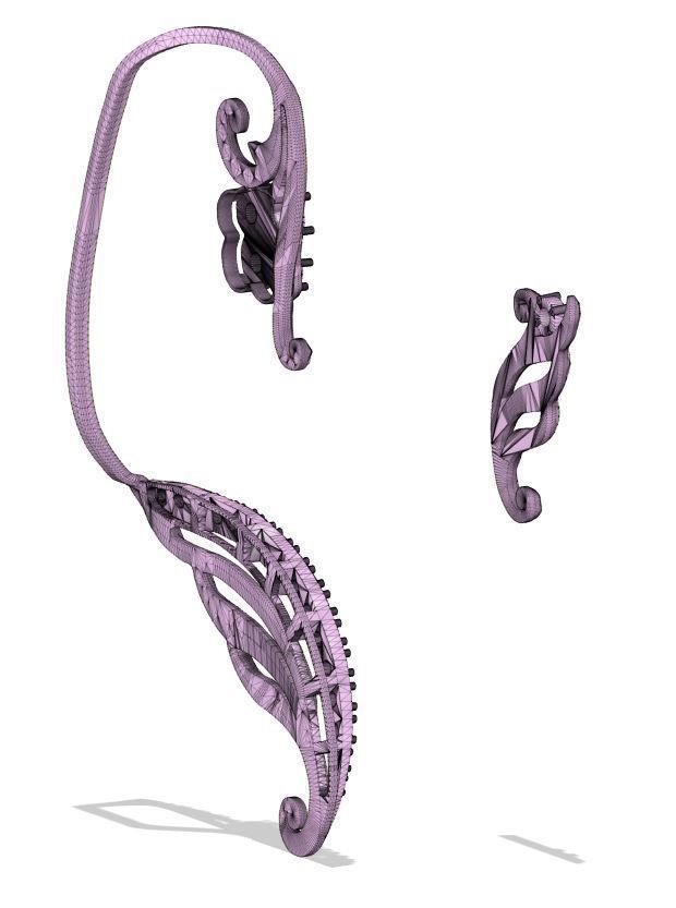 cuff in the ear 3D print model_1