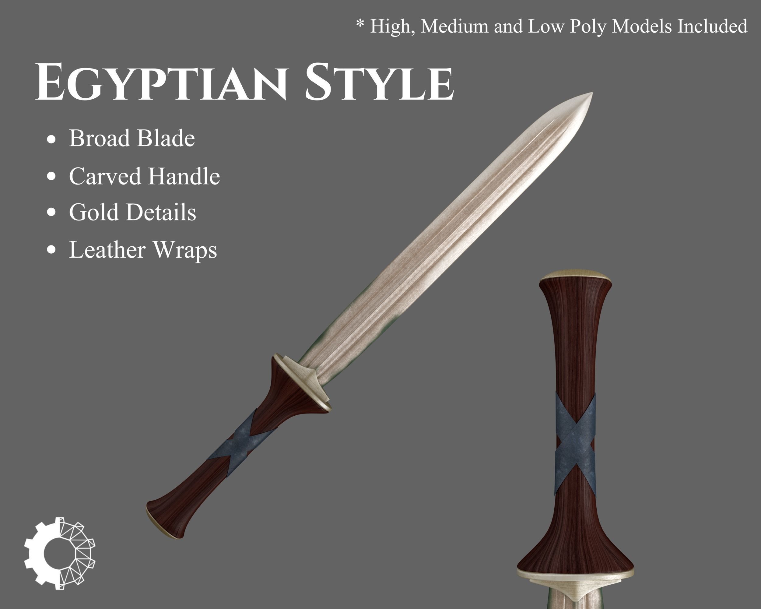 Ancient Collection Egyptian Weapons Set _13