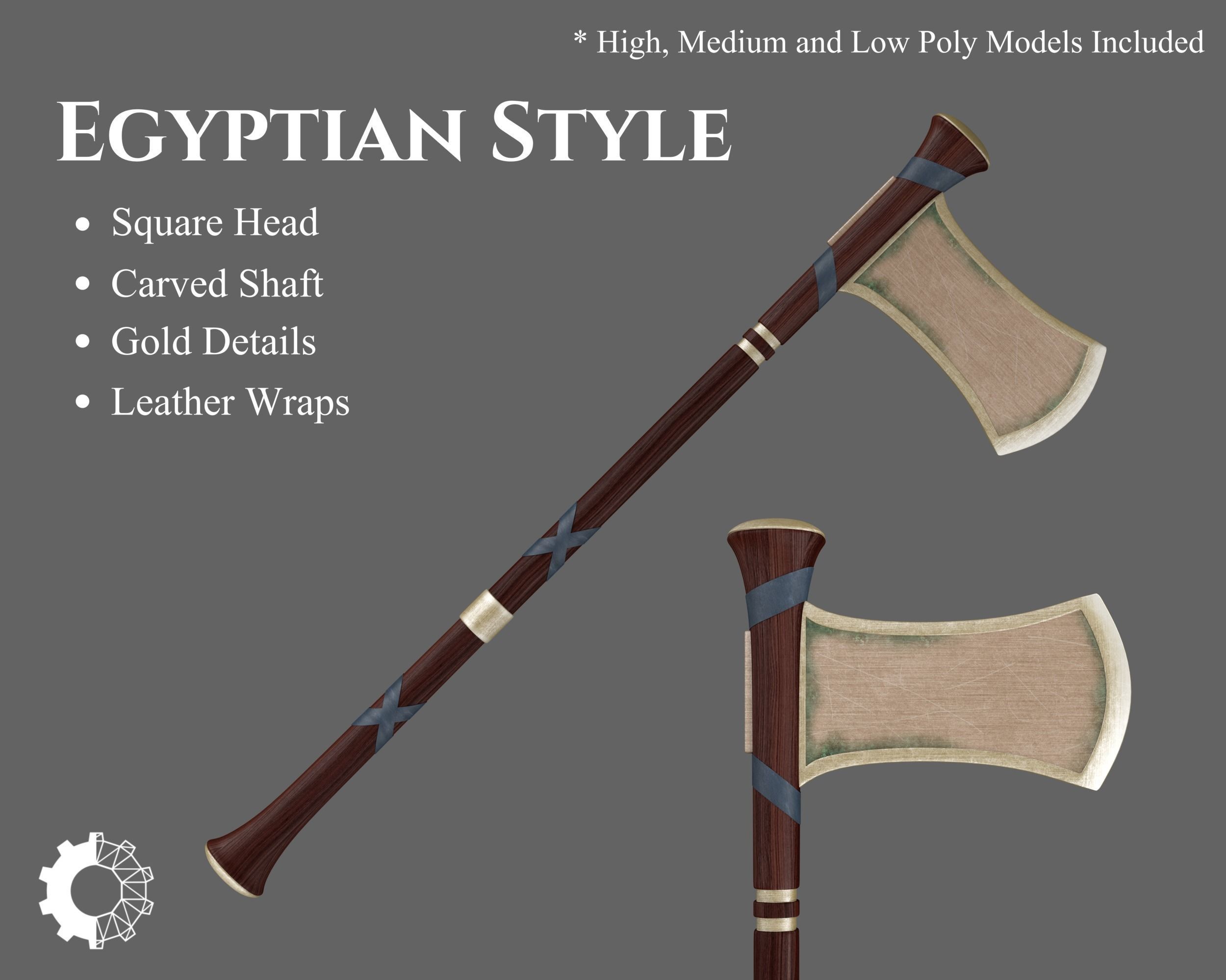 Ancient Collection Egyptian Weapons Set _3