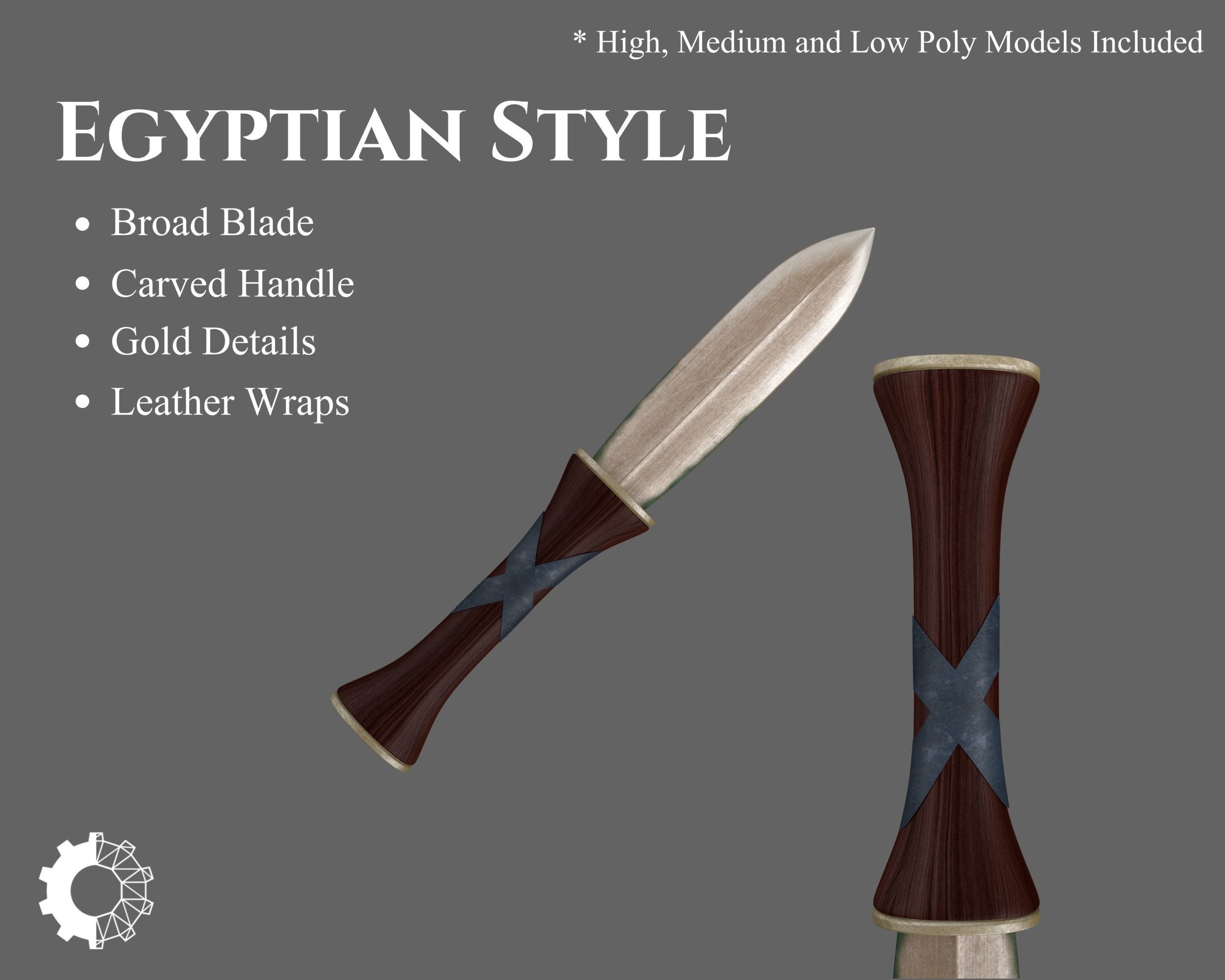 Ancient Collection Egyptian Weapons Set _28