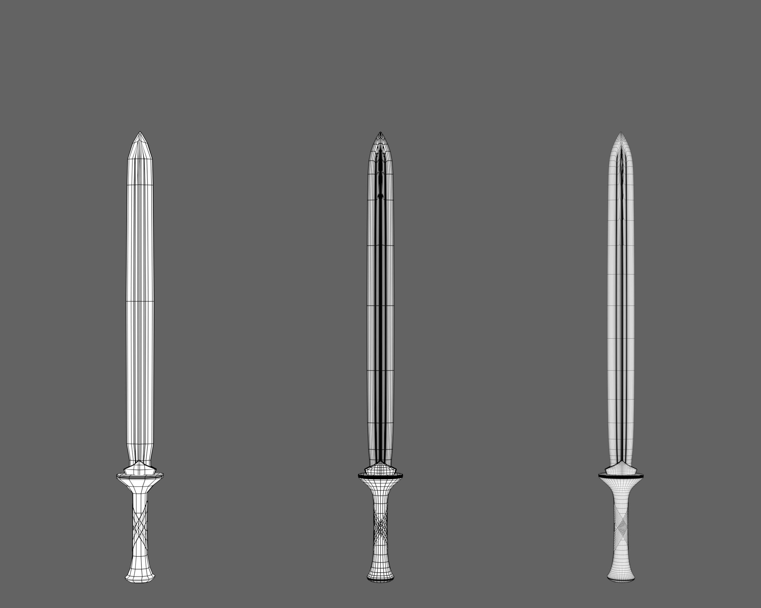 Ancient Collection Egyptian Weapons Set _55