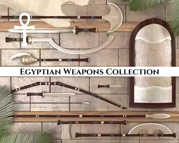 Ancient Collection Egyptian Weapons Set 