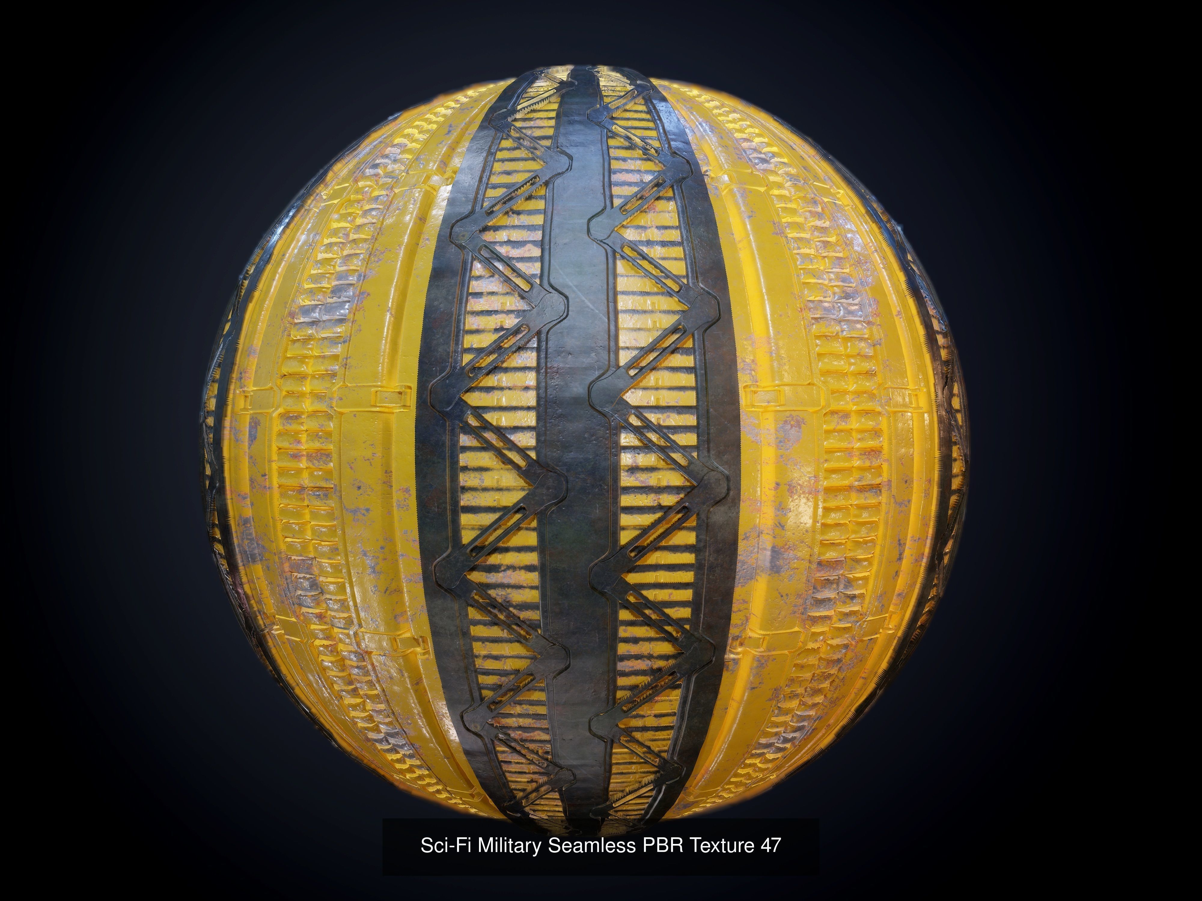 64 Sci-fi Military Seamless PBR Textures Collection 01 Texture_50