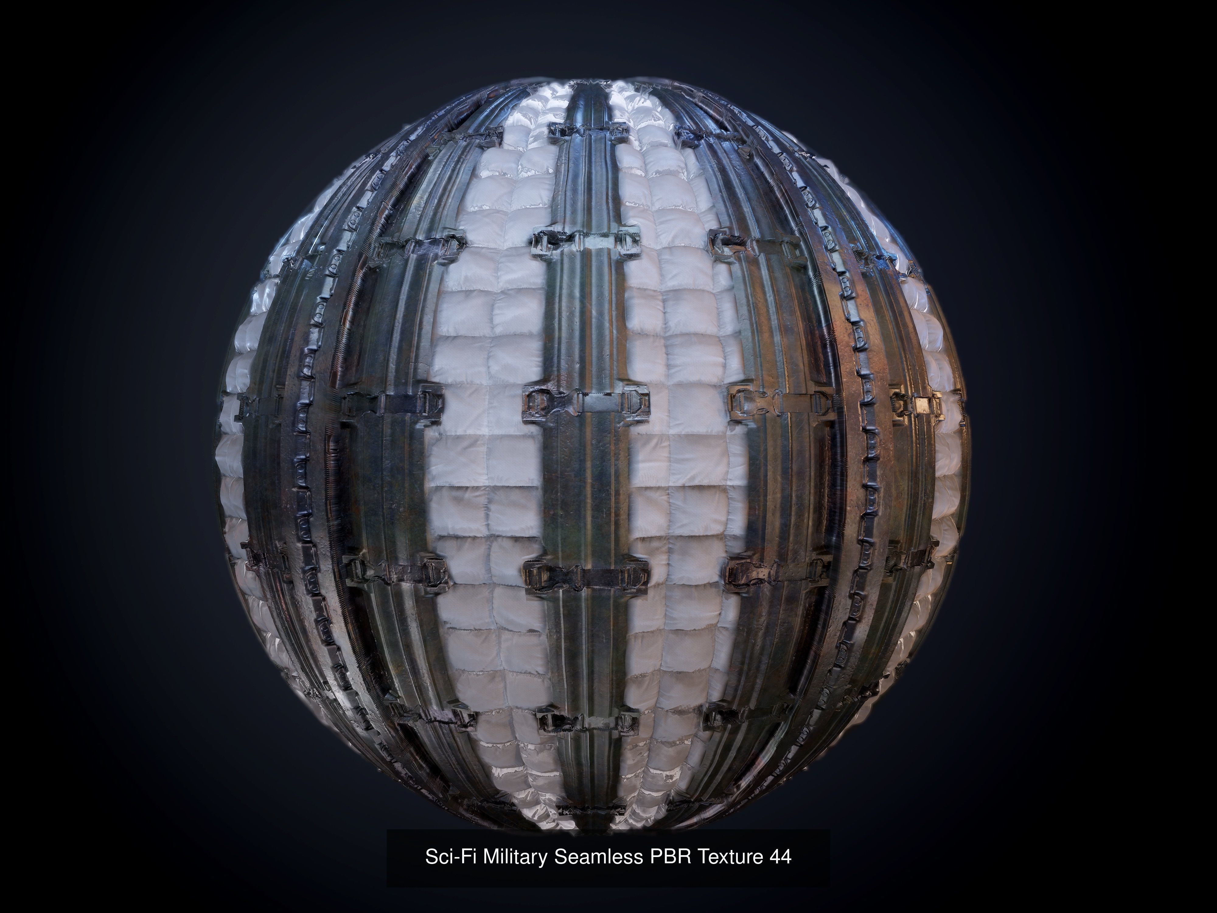 64 Sci-fi Military Seamless PBR Textures Collection 01 Texture_48