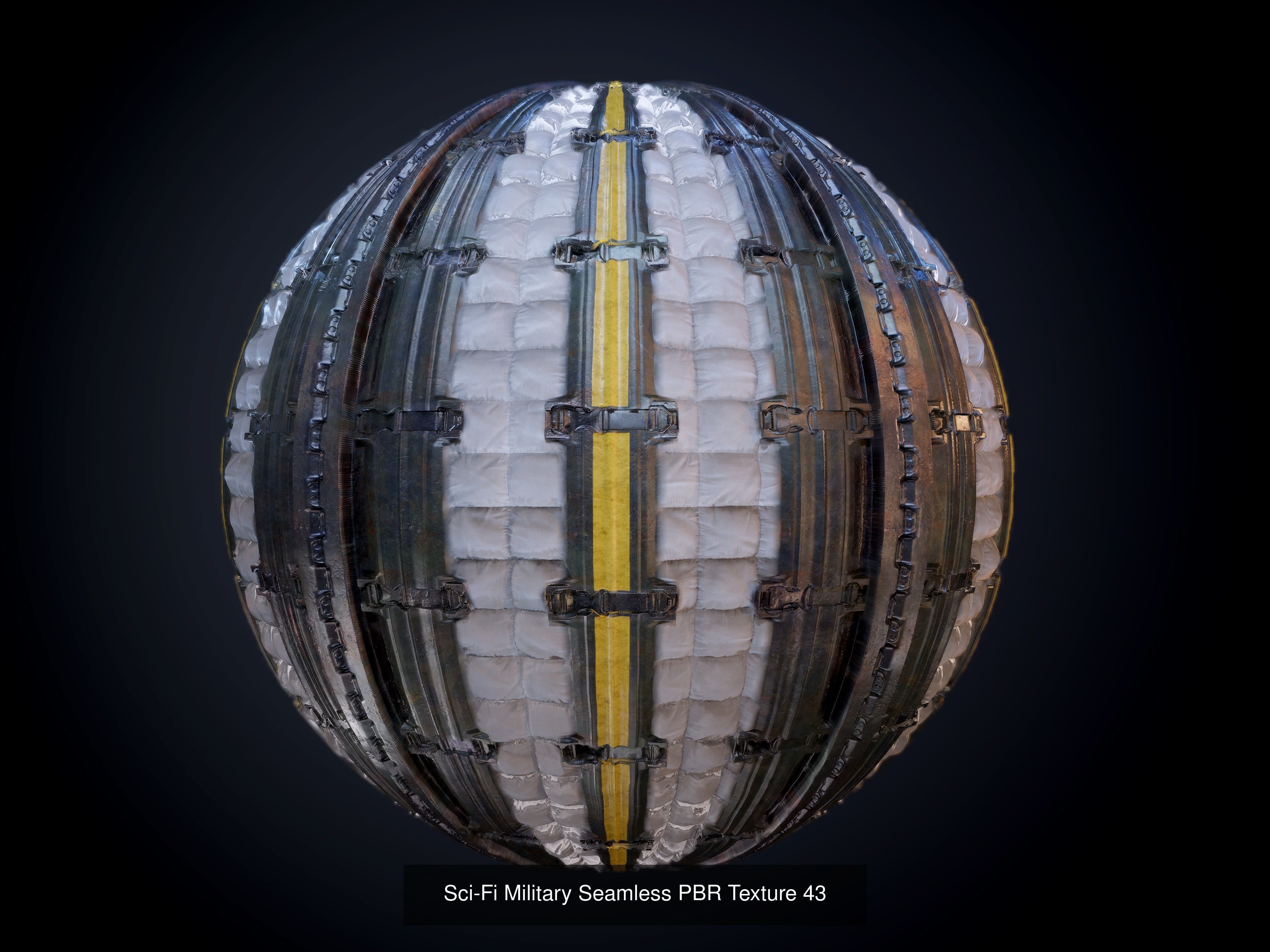 64 Sci-fi Military Seamless PBR Textures Collection 01 Texture_47