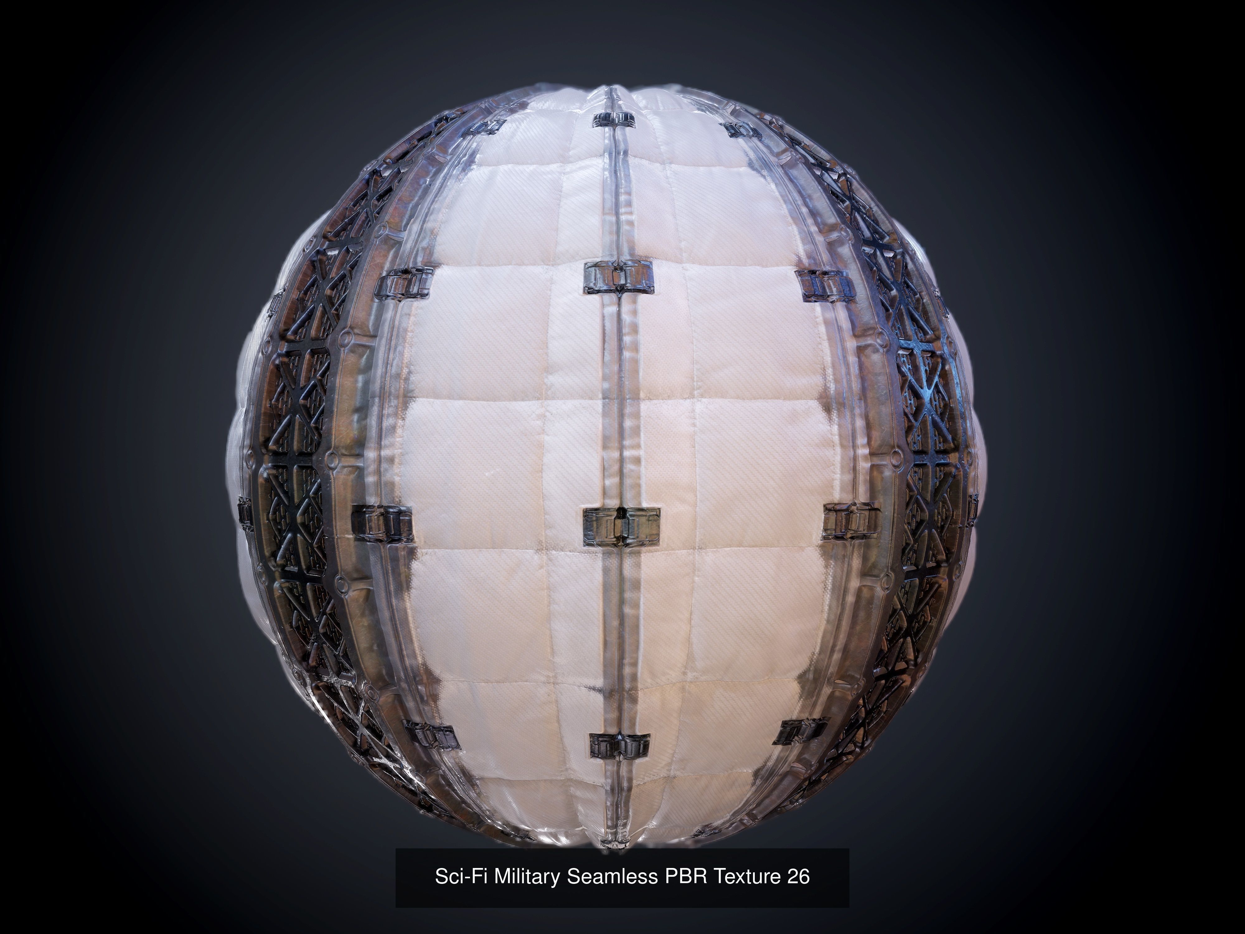 64 Sci-fi Military Seamless PBR Textures Collection 01 Texture_30