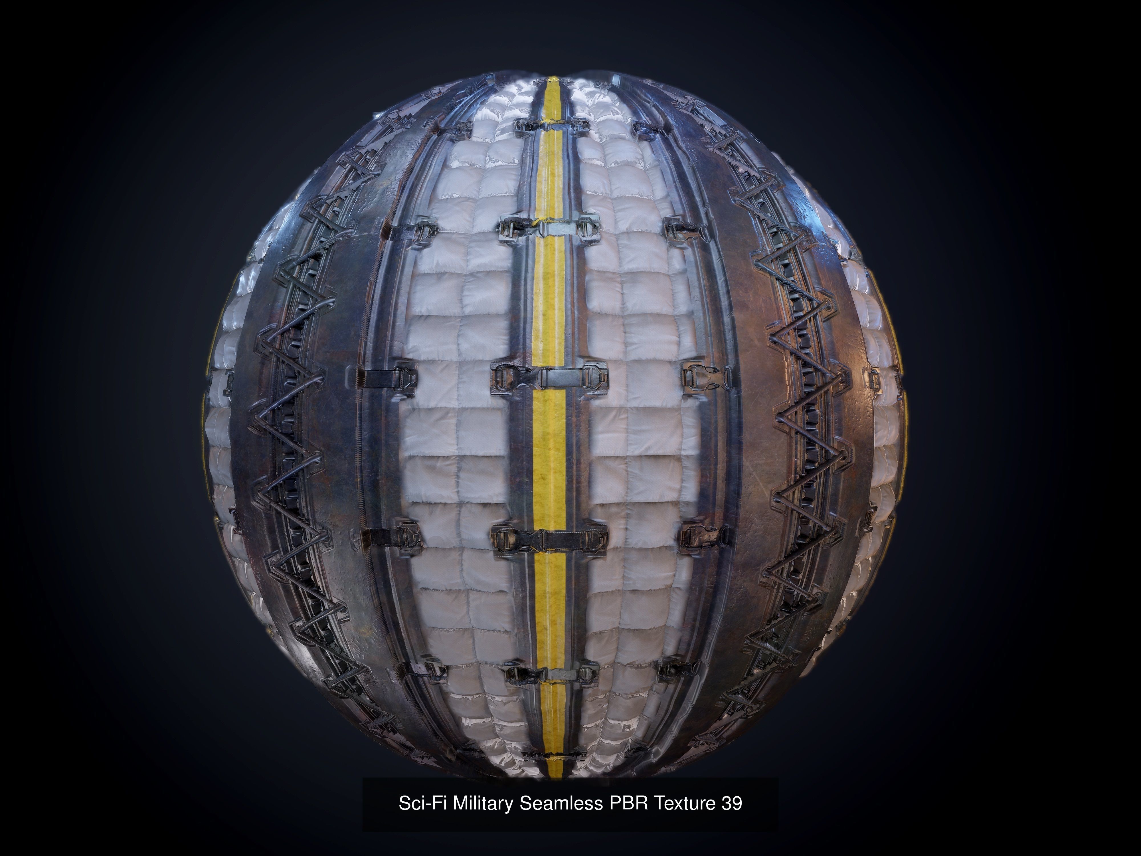 64 Sci-fi Military Seamless PBR Textures Collection 01 Texture_43