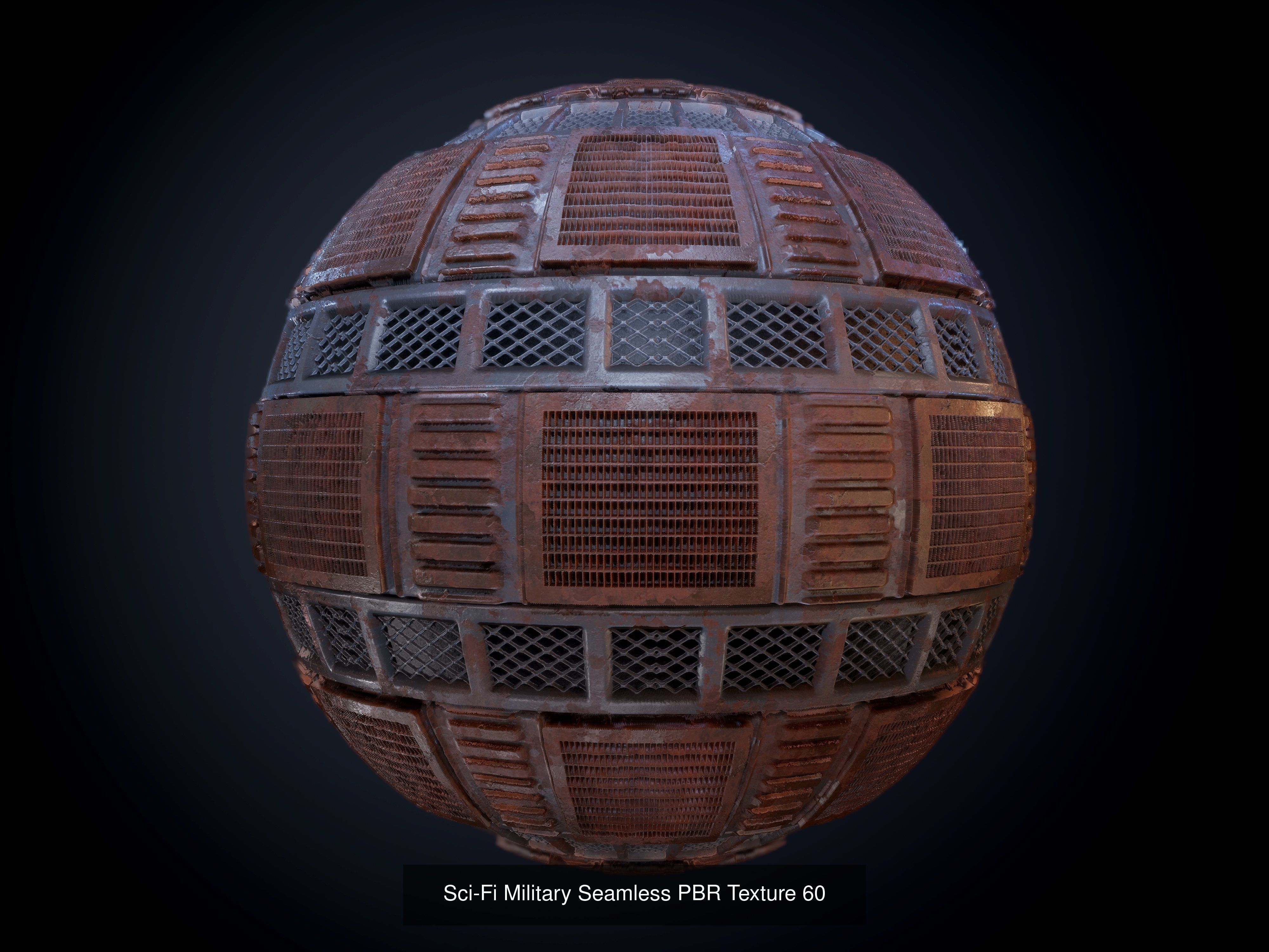 64 Sci-fi Military Seamless PBR Textures Collection 01 Texture_63