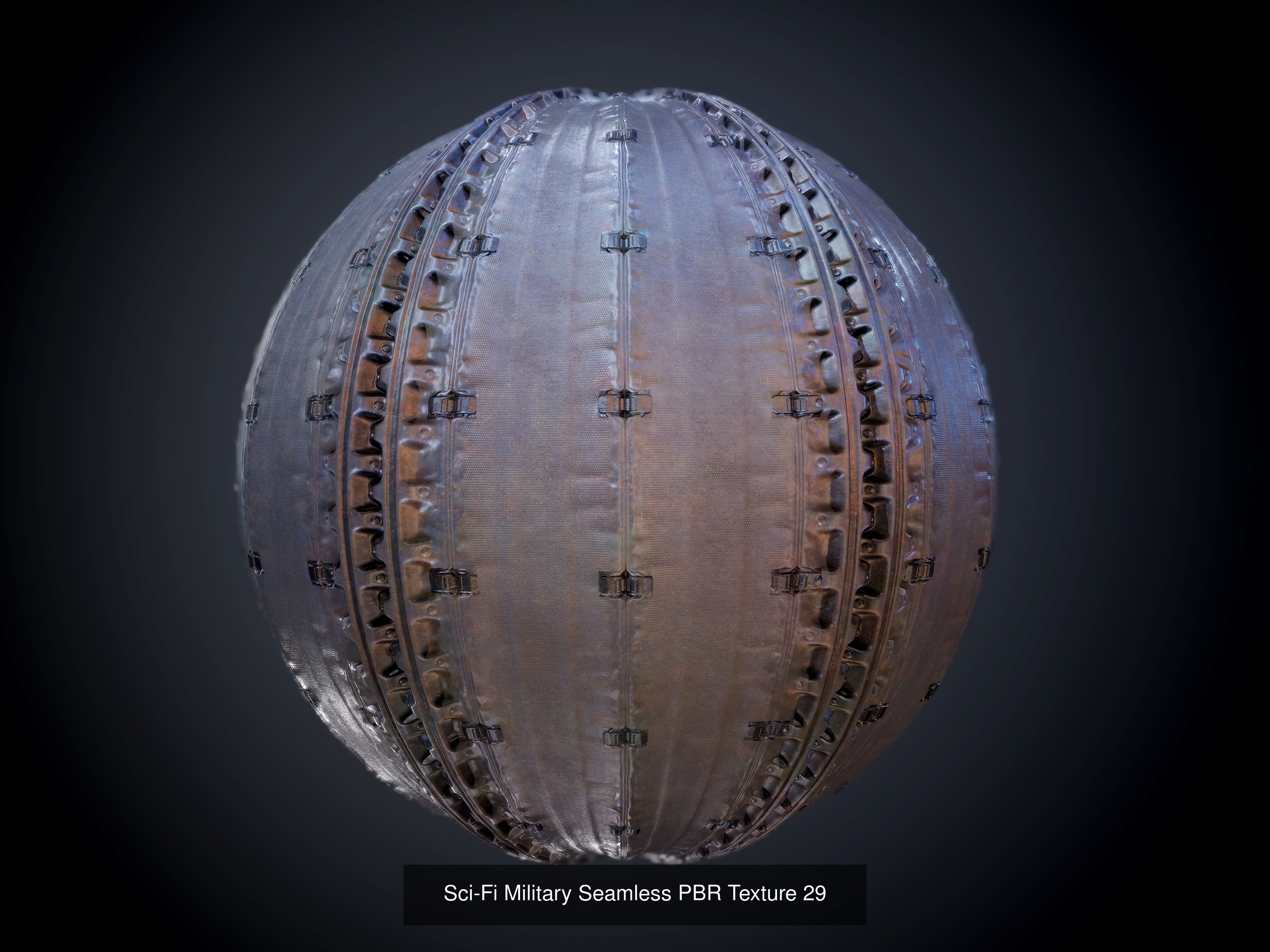 64 Sci-fi Military Seamless PBR Textures Collection 01 Texture_33