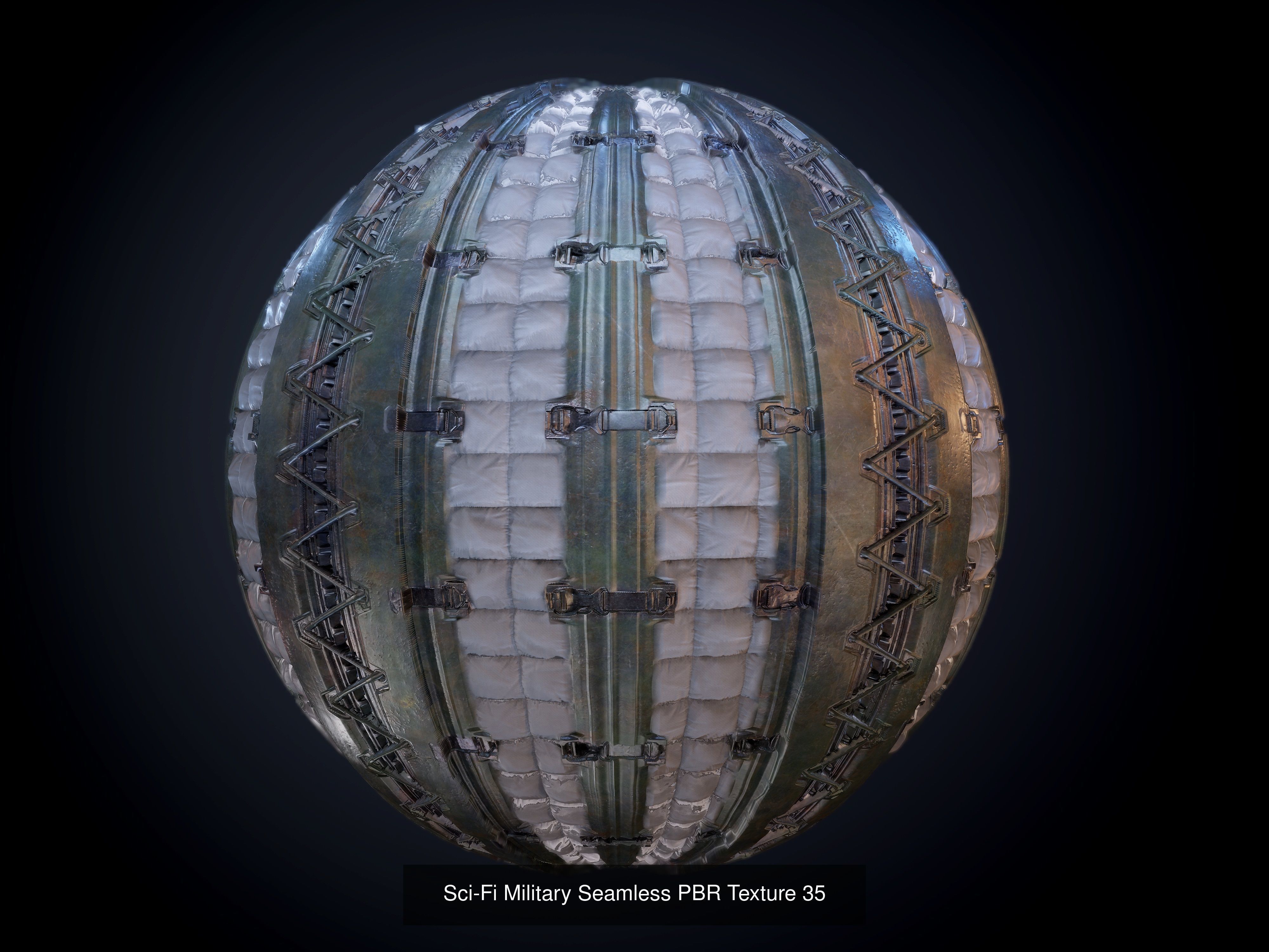 64 Sci-fi Military Seamless PBR Textures Collection 01 Texture_39