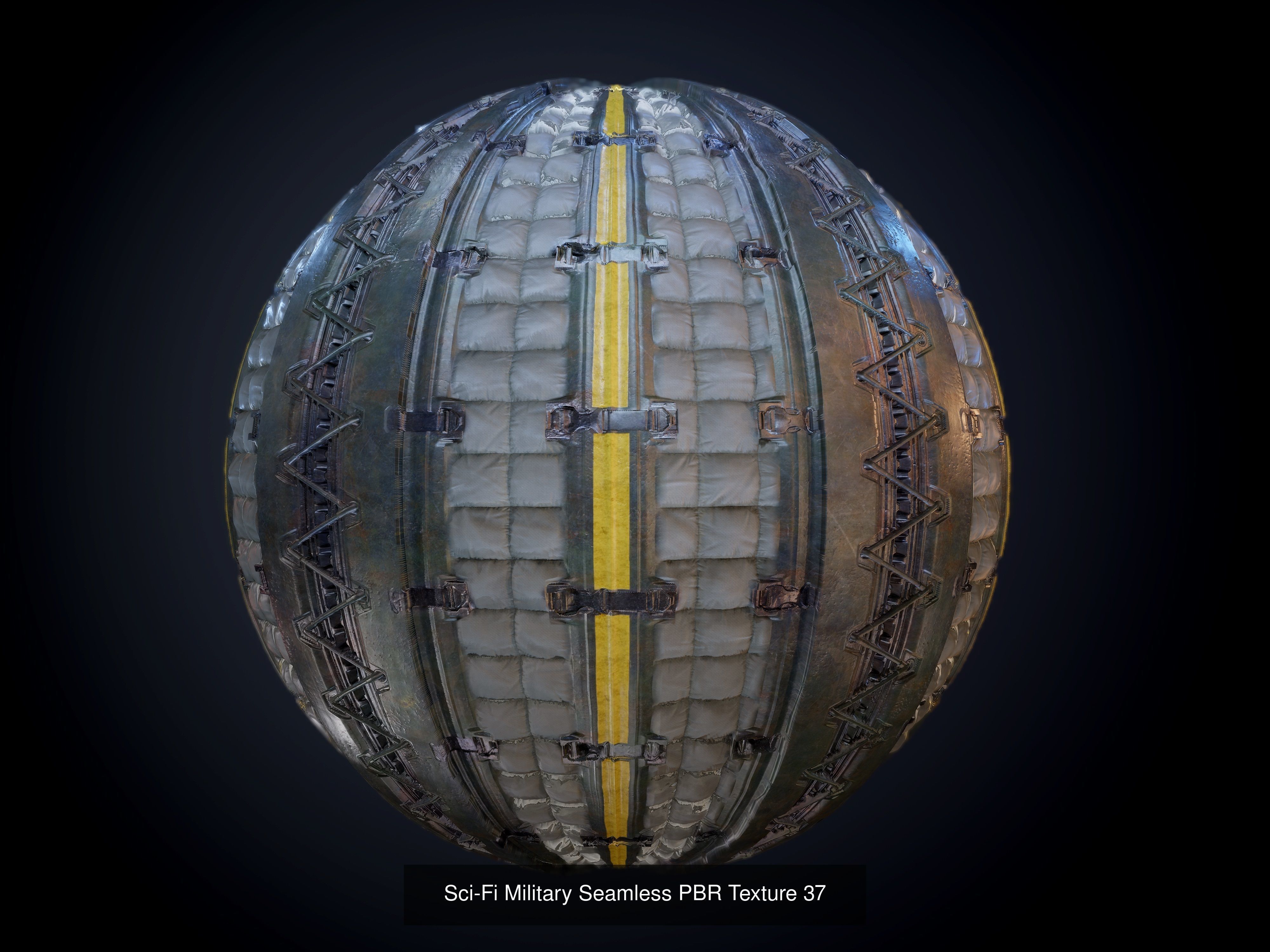 64 Sci-fi Military Seamless PBR Textures Collection 01 Texture_41