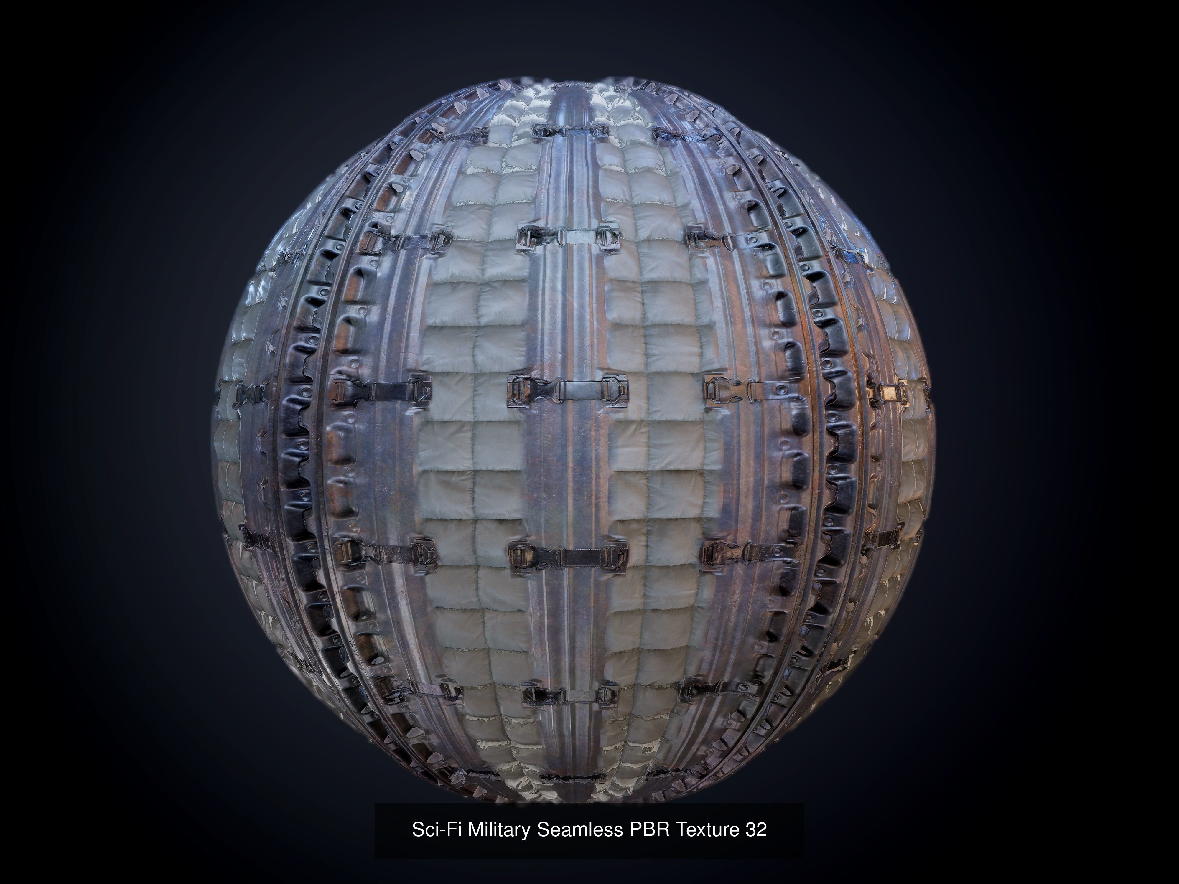 64 Sci-fi Military Seamless PBR Textures Collection 01 Texture_36