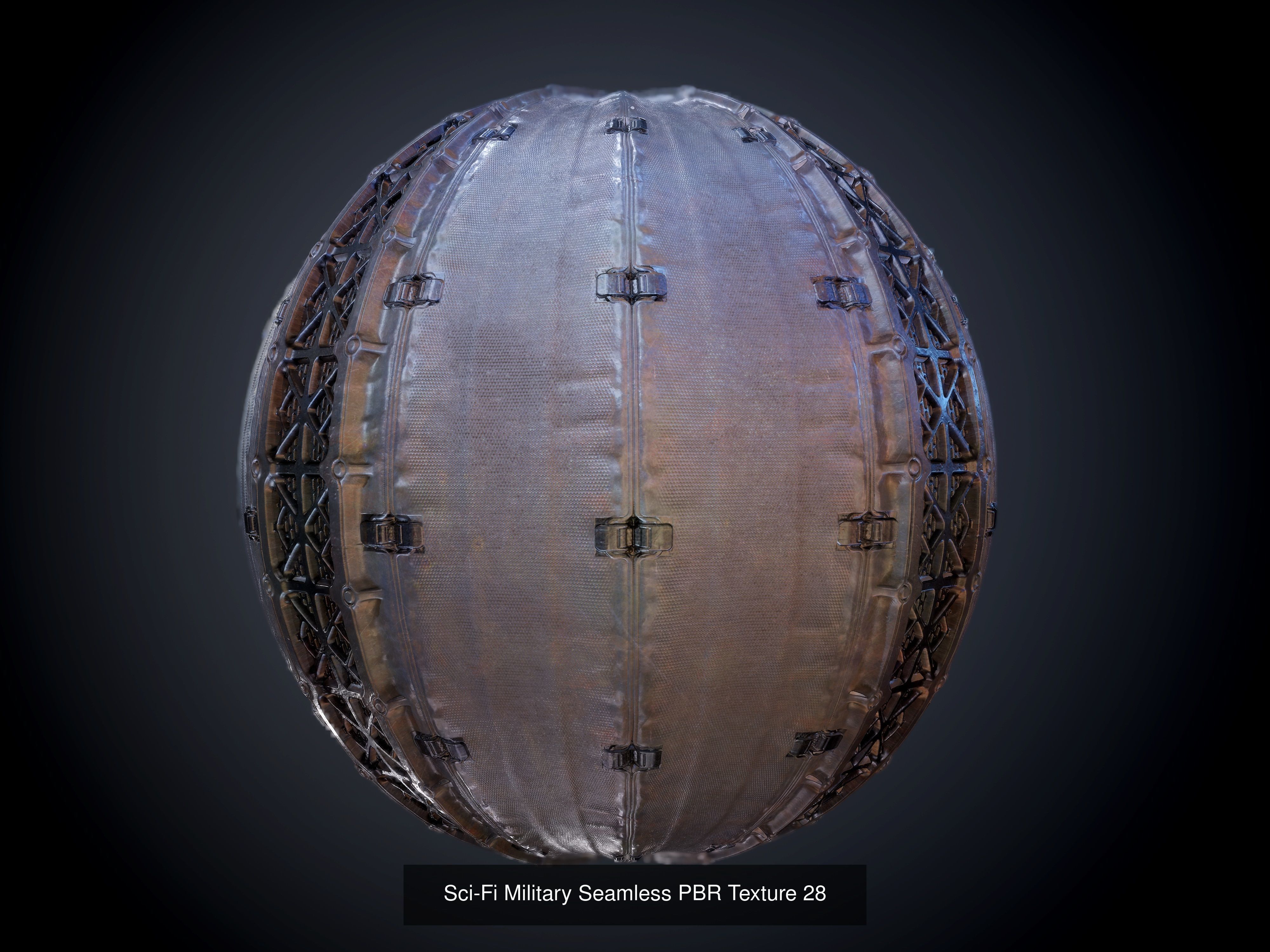 64 Sci-fi Military Seamless PBR Textures Collection 01 Texture_32
