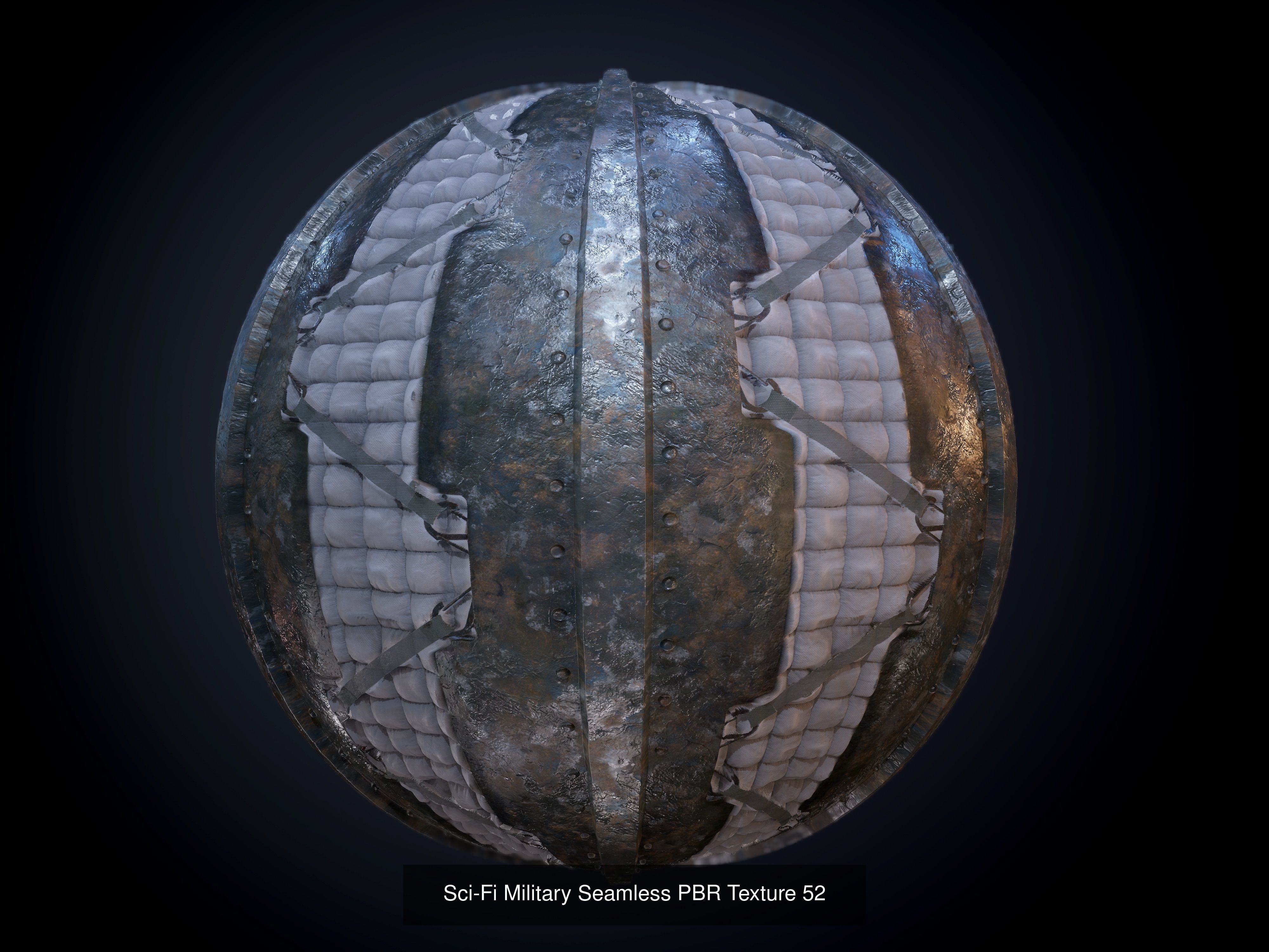 64 Sci-fi Military Seamless PBR Textures Collection 01 Texture_55