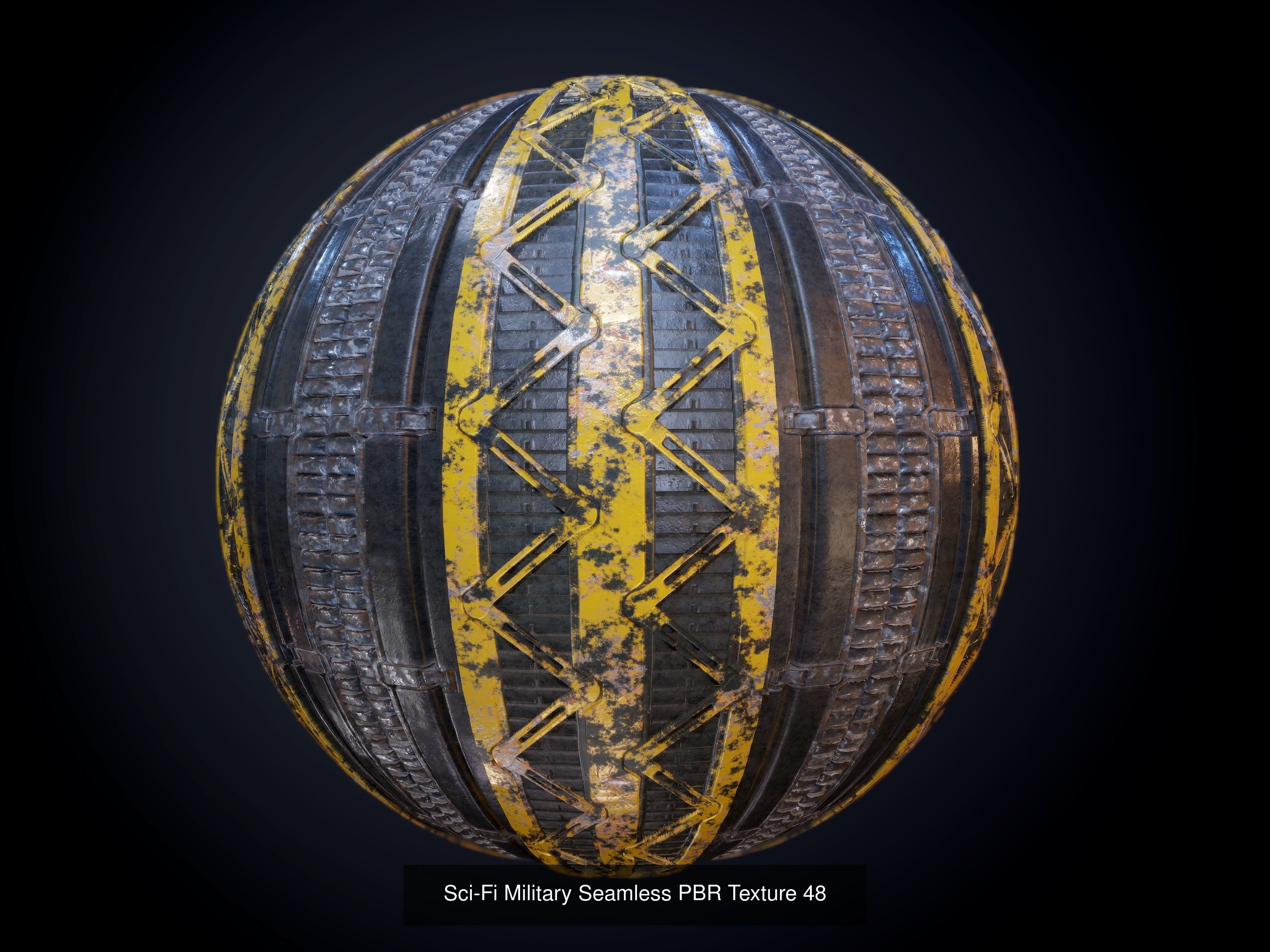 64 Sci-fi Military Seamless PBR Textures Collection 01 Texture_51
