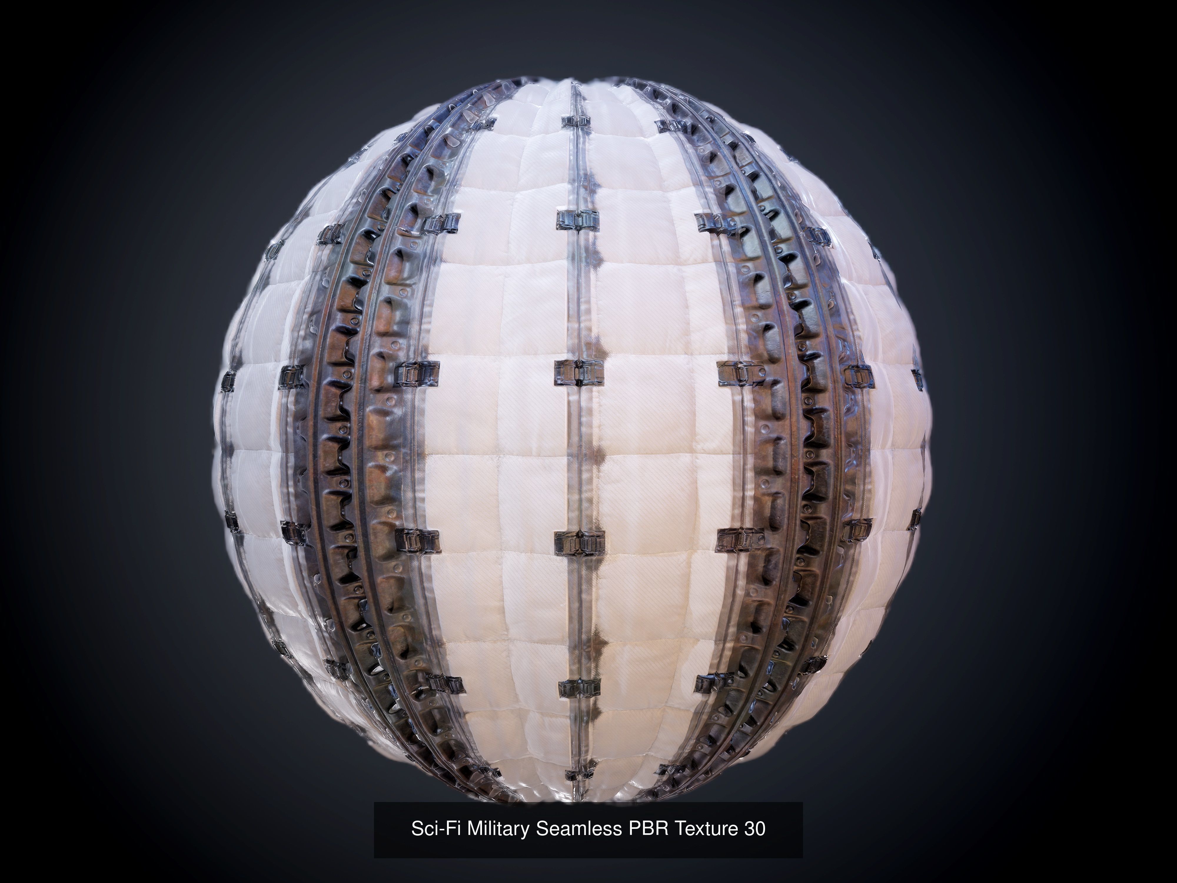 64 Sci-fi Military Seamless PBR Textures Collection 01 Texture_34