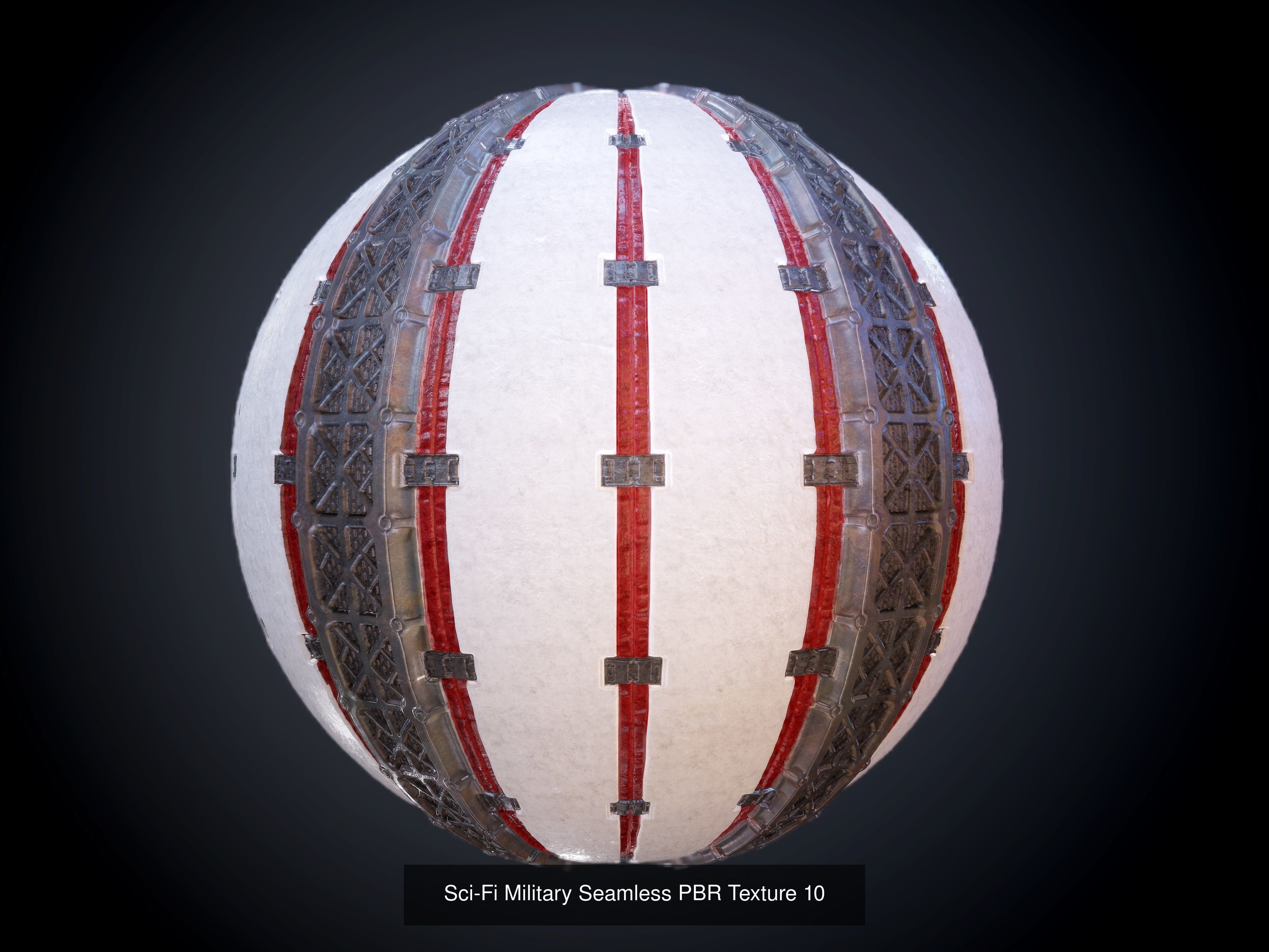 64 Sci-fi Military Seamless PBR Textures Collection 01 Texture_14