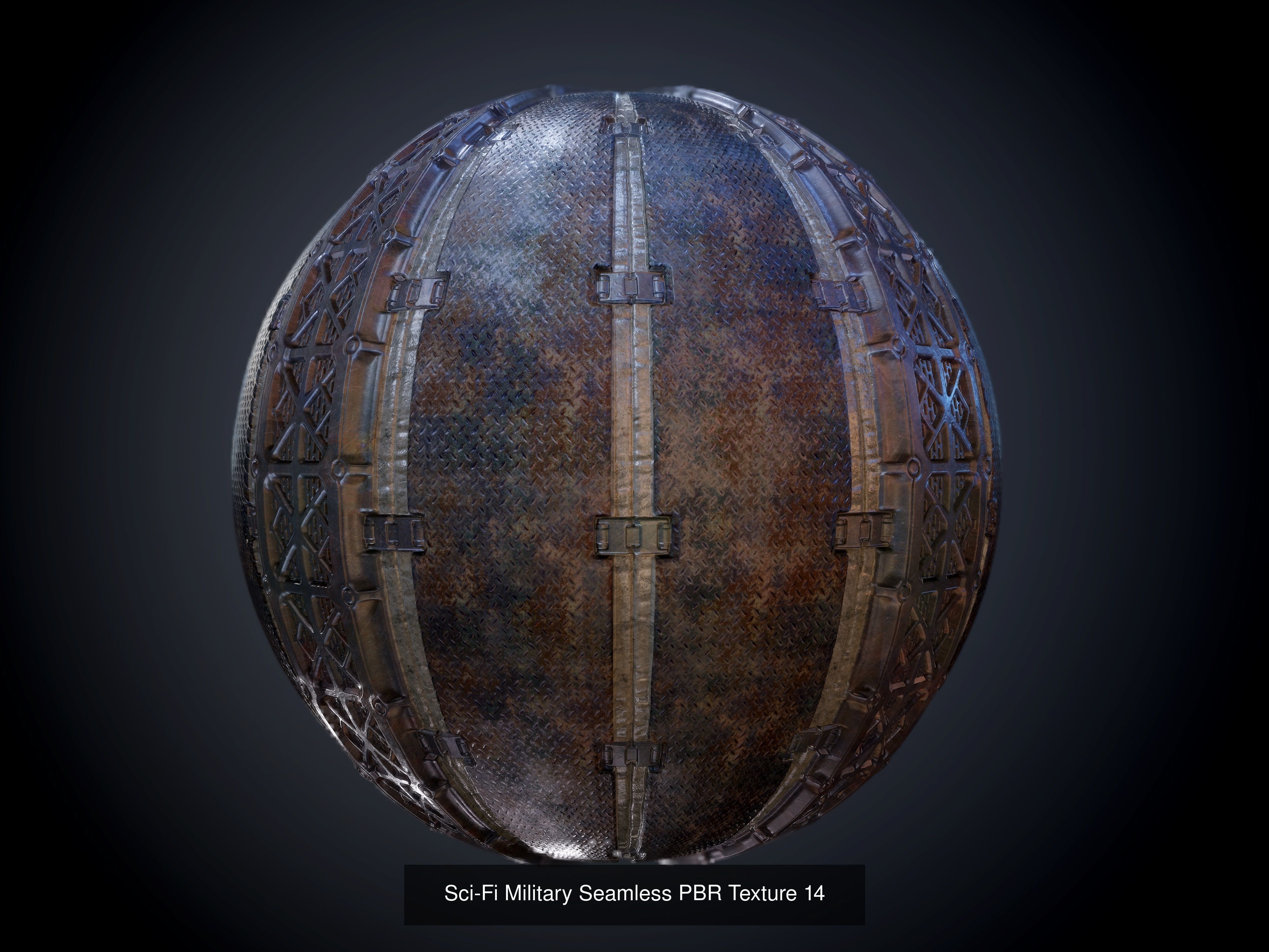64 Sci-fi Military Seamless PBR Textures Collection 01 Texture_18