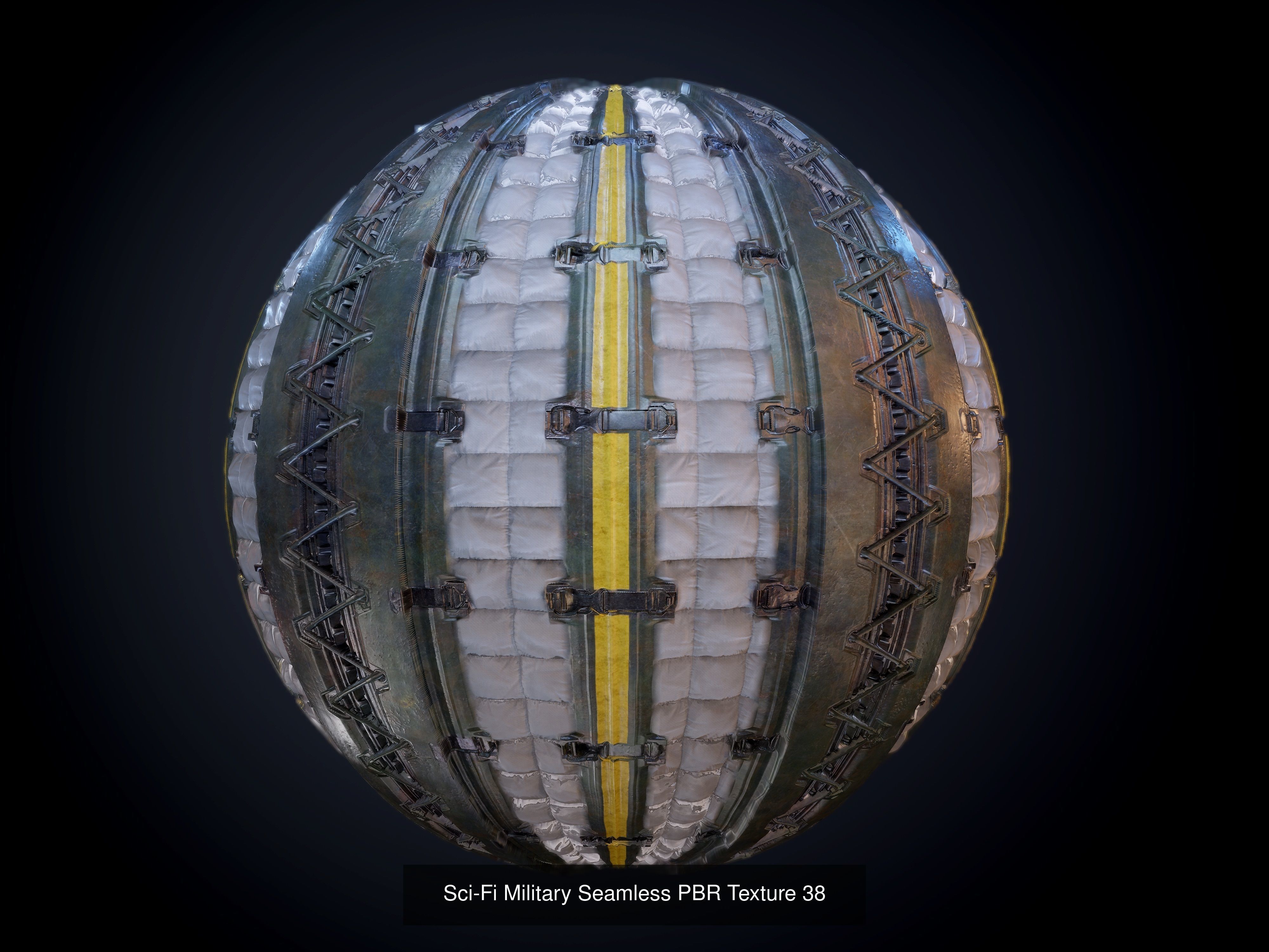 64 Sci-fi Military Seamless PBR Textures Collection 01 Texture_42