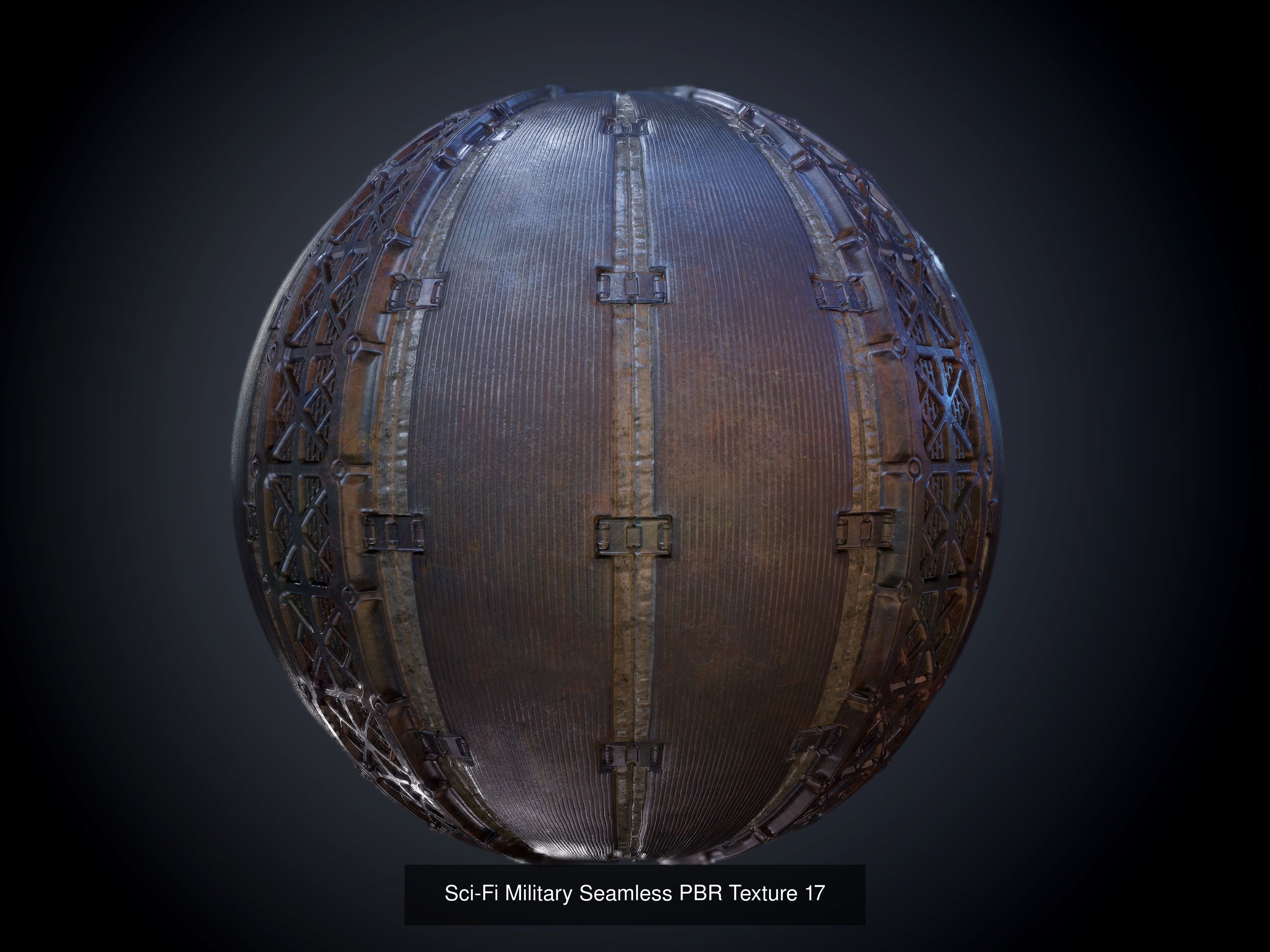 64 Sci-fi Military Seamless PBR Textures Collection 01 Texture_21