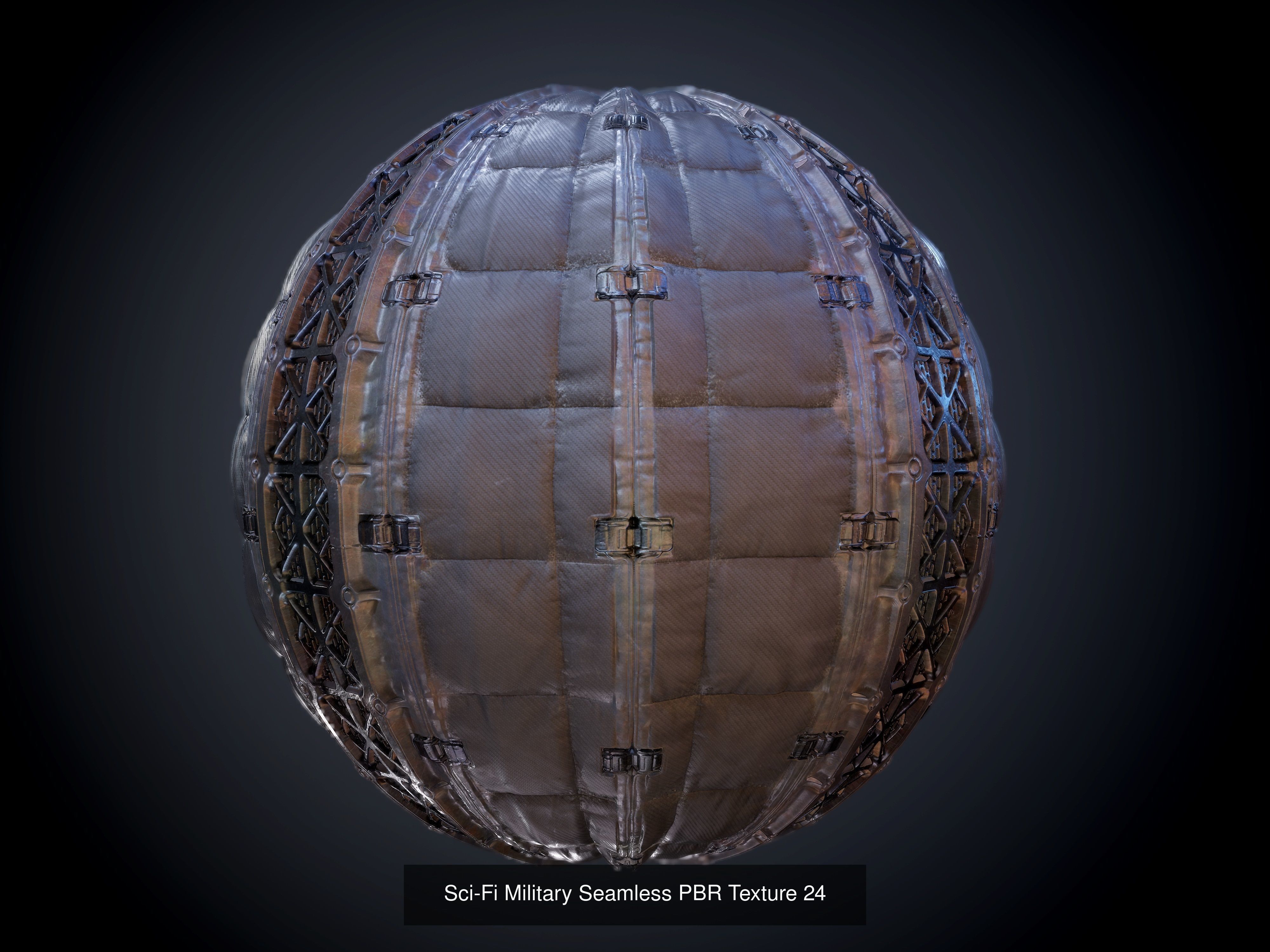 64 Sci-fi Military Seamless PBR Textures Collection 01 Texture_28