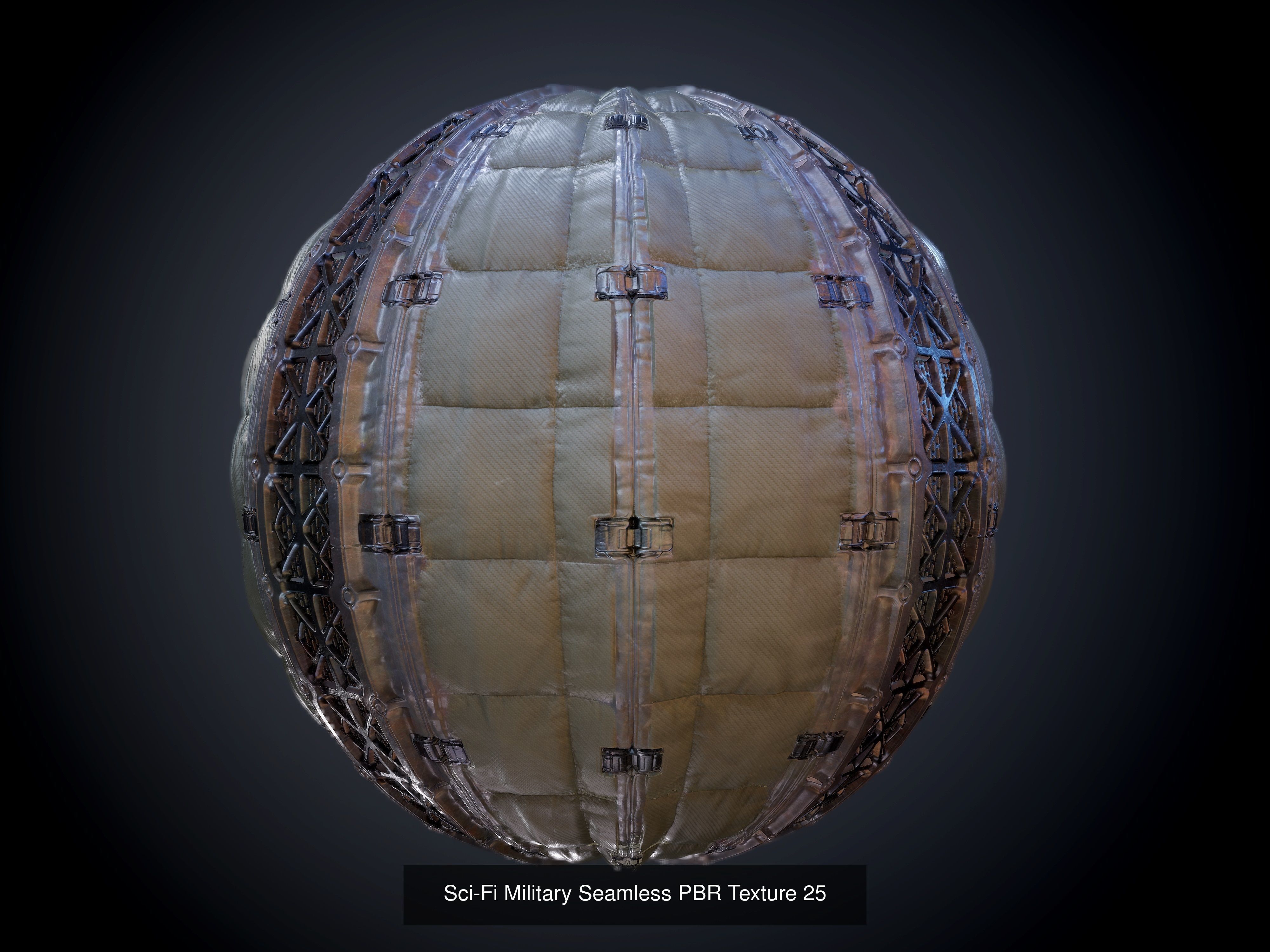 64 Sci-fi Military Seamless PBR Textures Collection 01 Texture_29