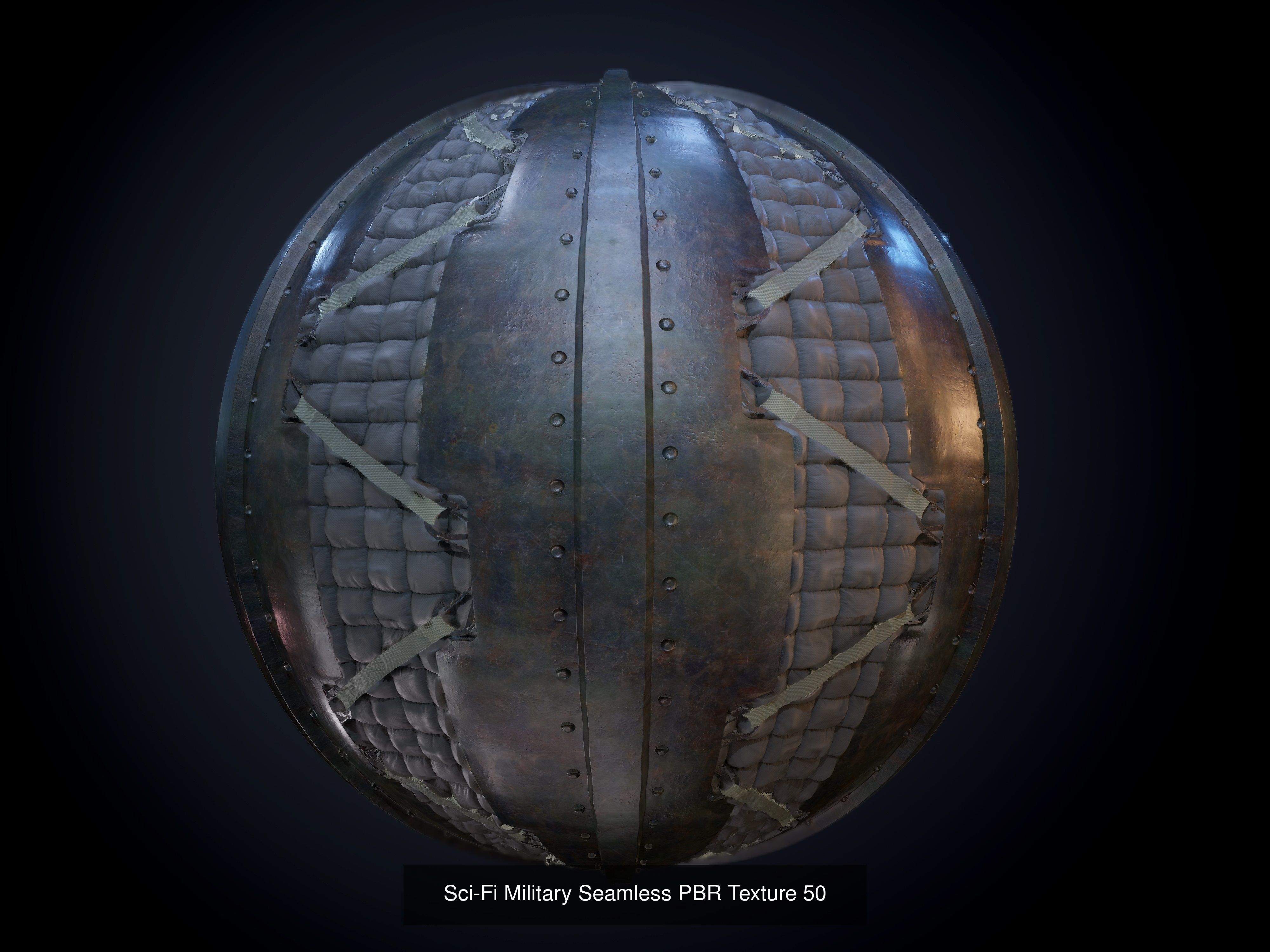 64 Sci-fi Military Seamless PBR Textures Collection 01 Texture_53