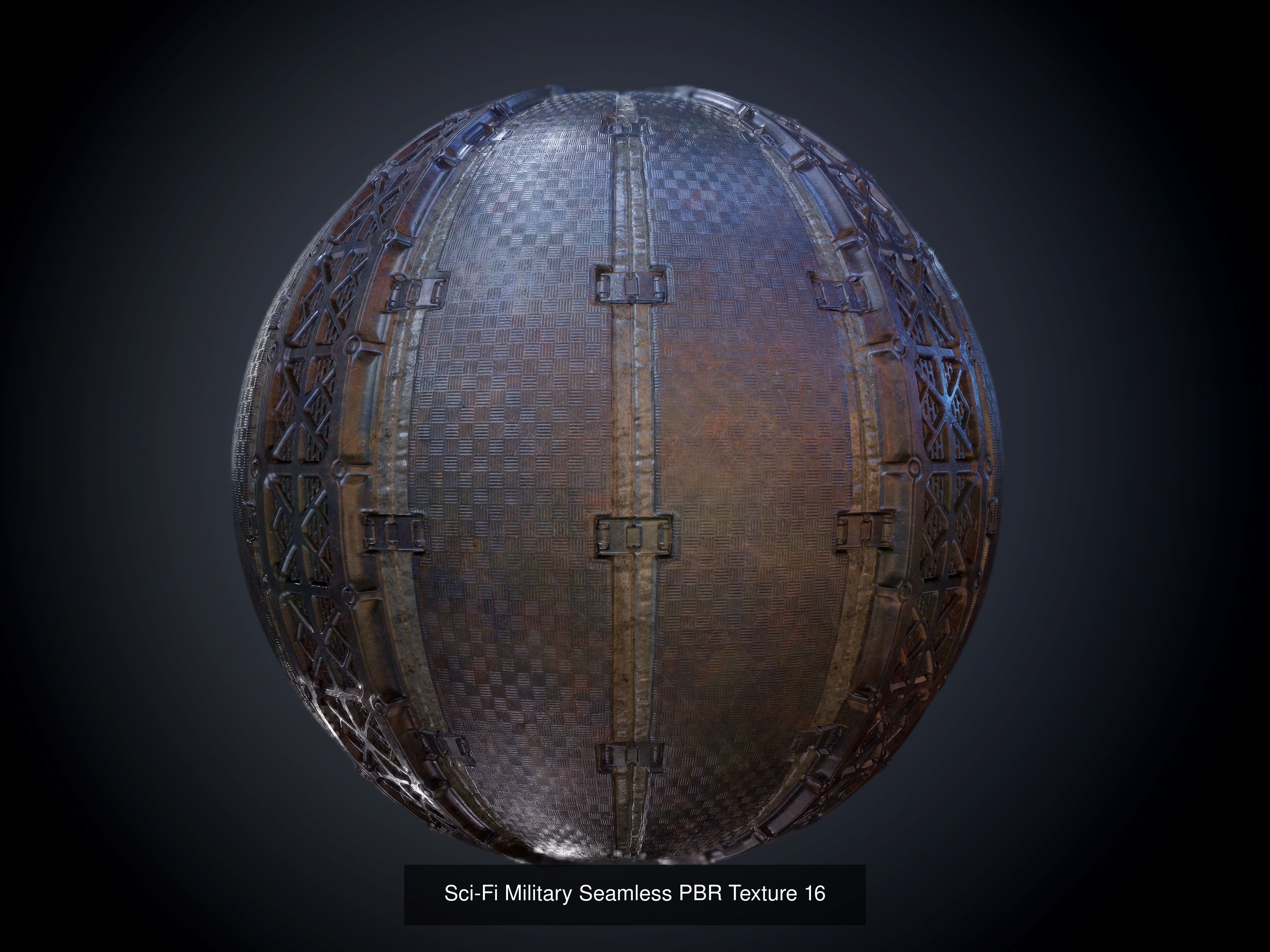 64 Sci-fi Military Seamless PBR Textures Collection 01 Texture_20