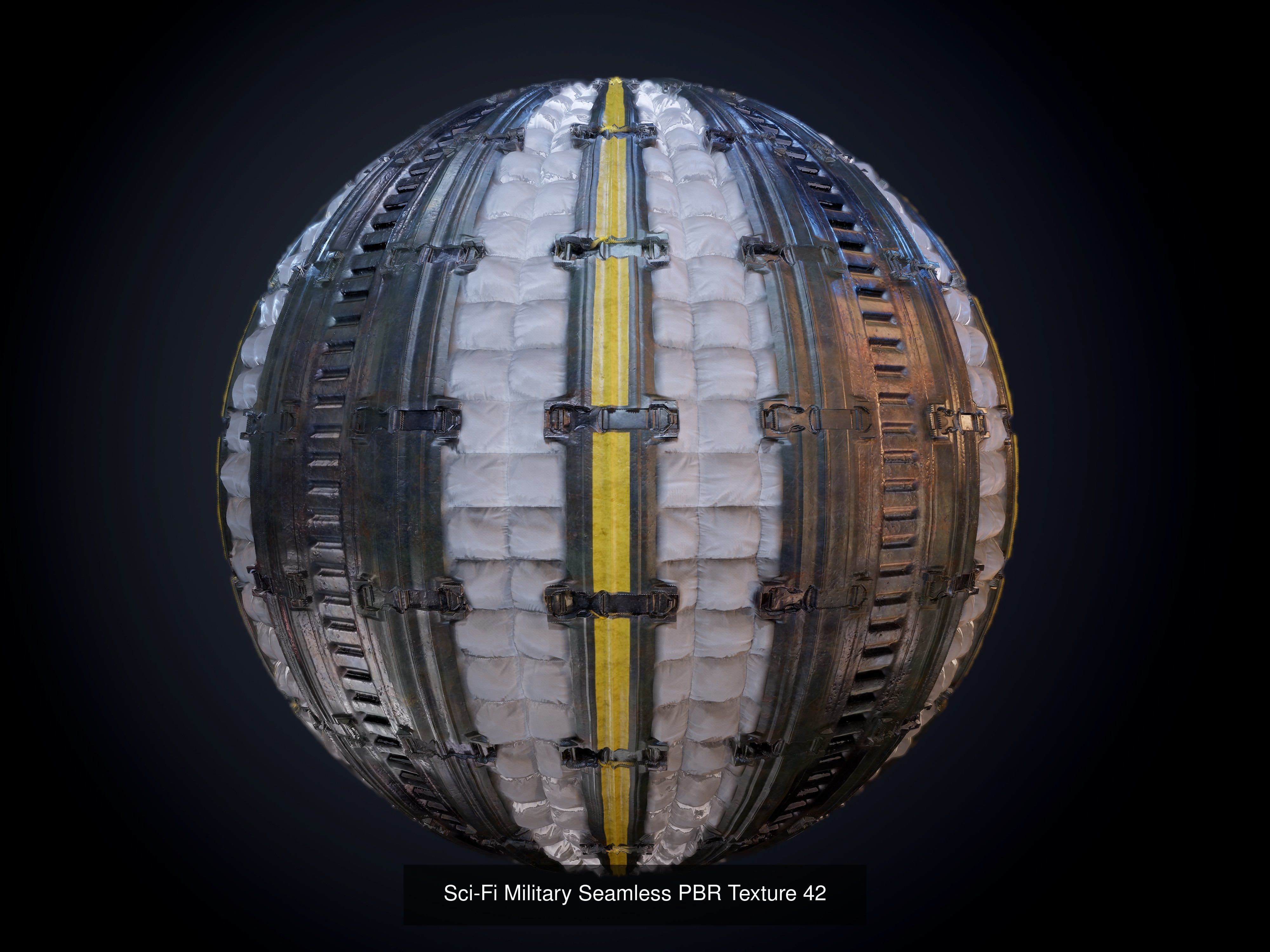 64 Sci-fi Military Seamless PBR Textures Collection 01 Texture_46