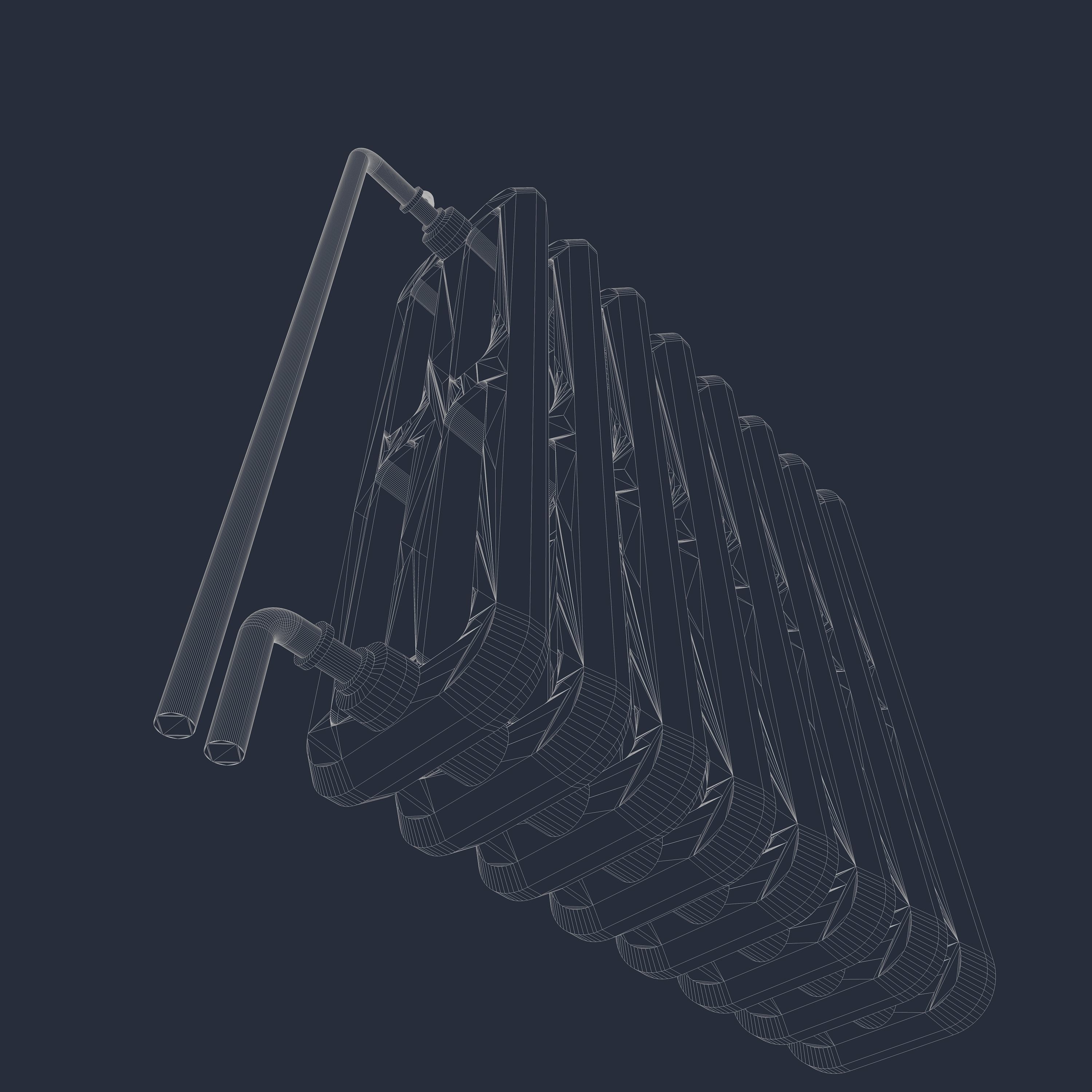 Heating Radiator 3D model_9