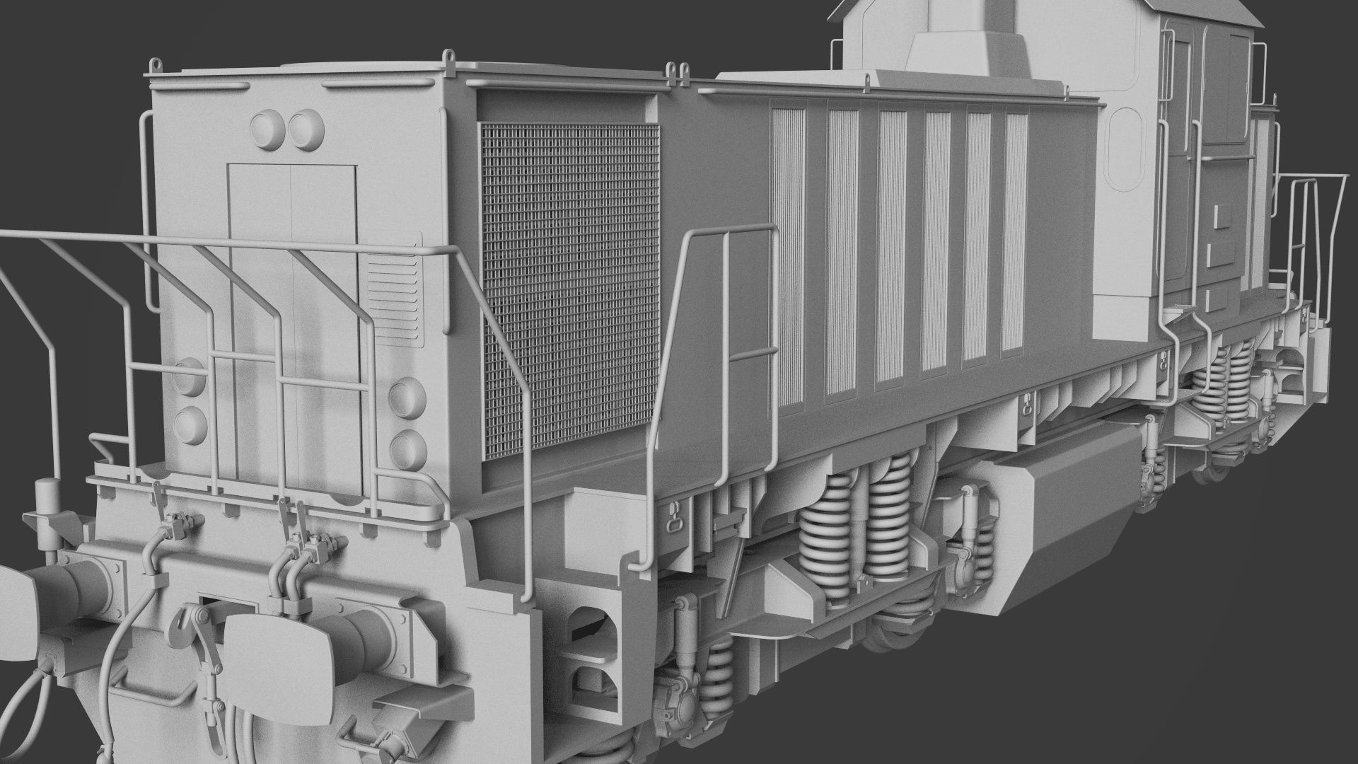 DHS131 locomotive 3D model_6