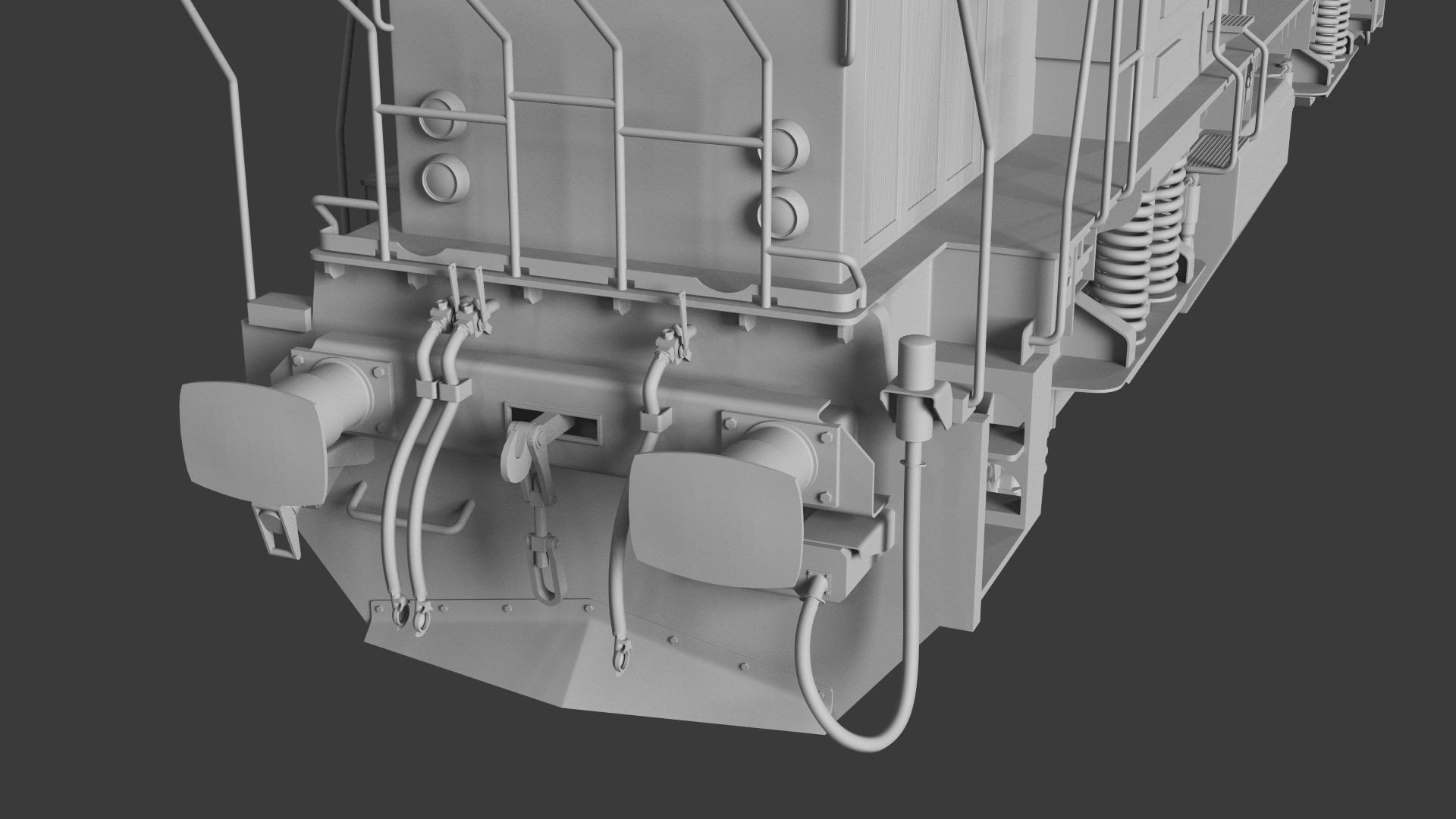 DHS131 locomotive 3D model_4