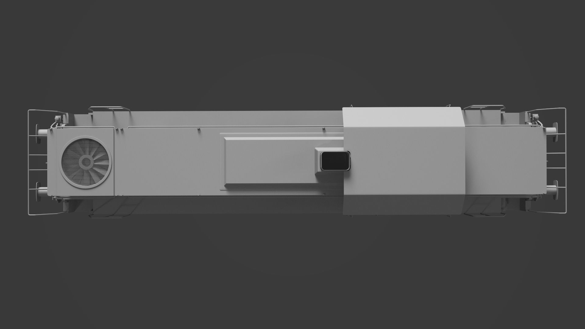 DHS131 locomotive 3D model_7