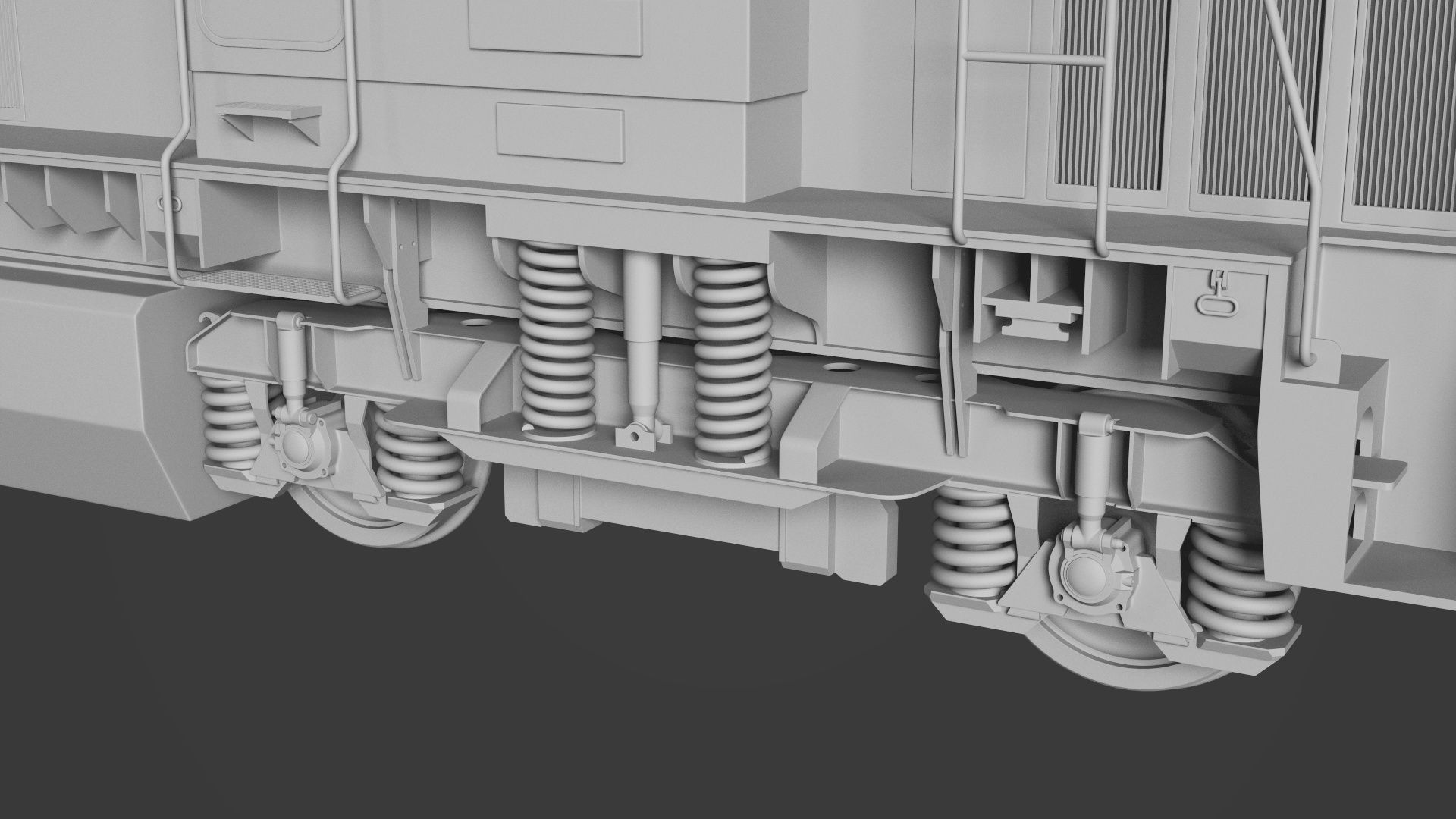 DHS131 locomotive 3D model_5