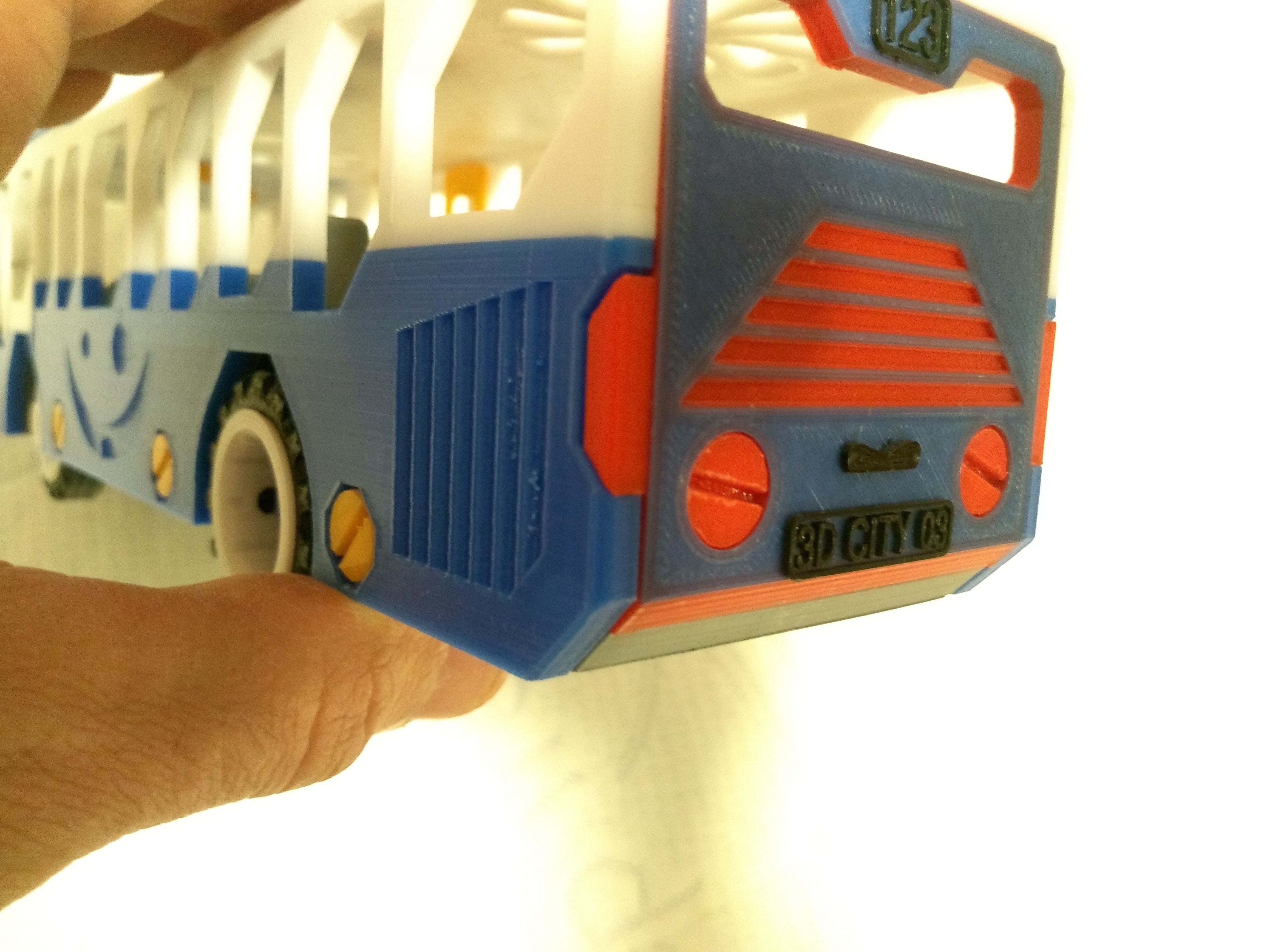 City bus toy - the short version - fully 3d printable 3D print model_9