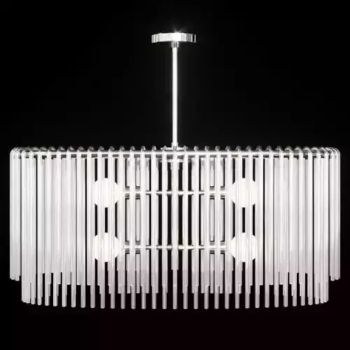 Royalton Oval Pendant Nickel