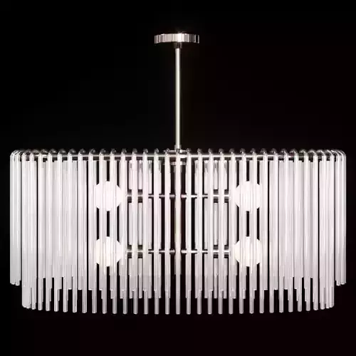 Royalton Oval Pendant Brown