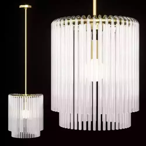 Royalton Small Pendant Brass