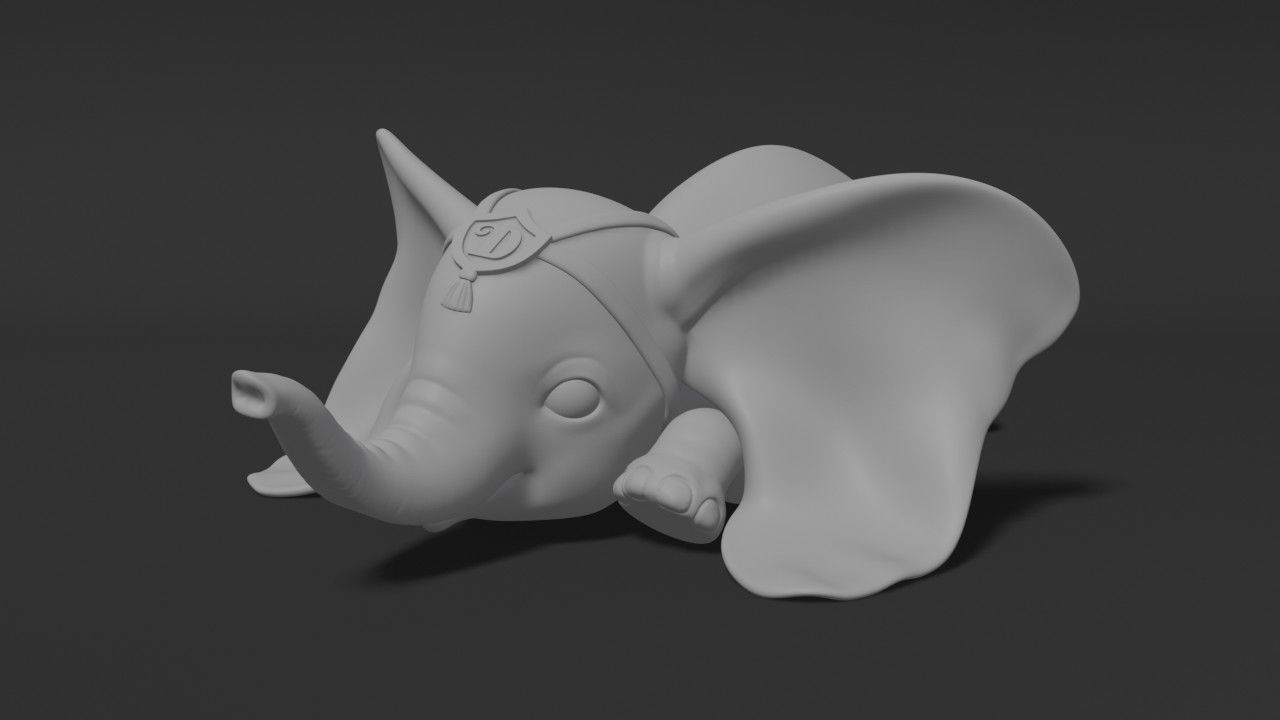 Baby Dumbo 3D print model_8